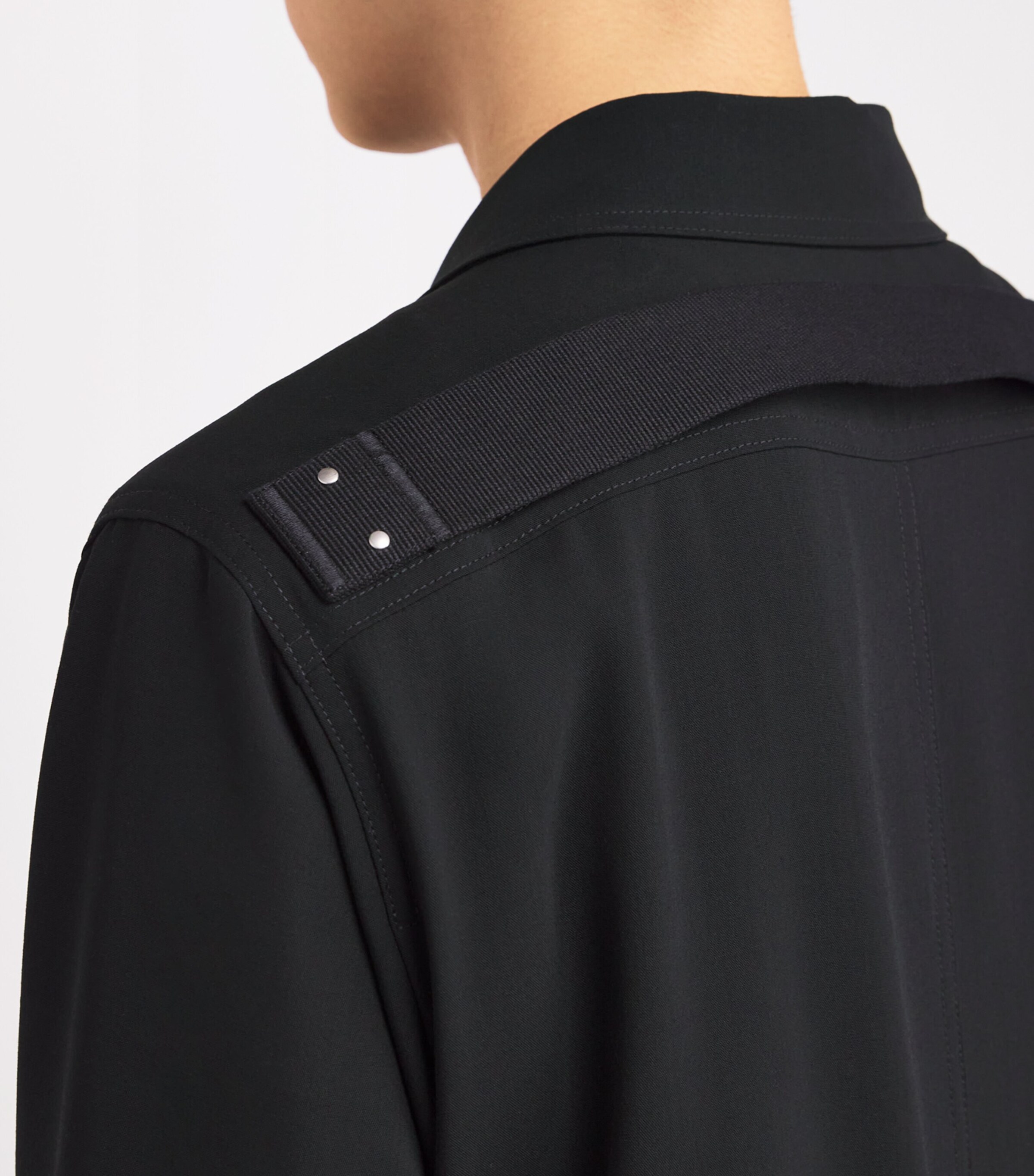 Rick Owens Mens Longline Brad Coat Image 6