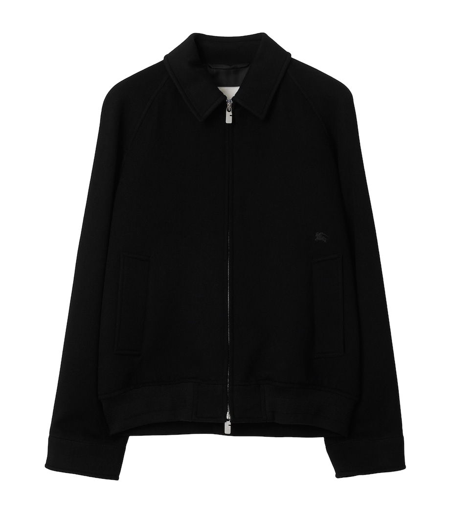 Cashmere Harrington Jacket BLACK Image 1
