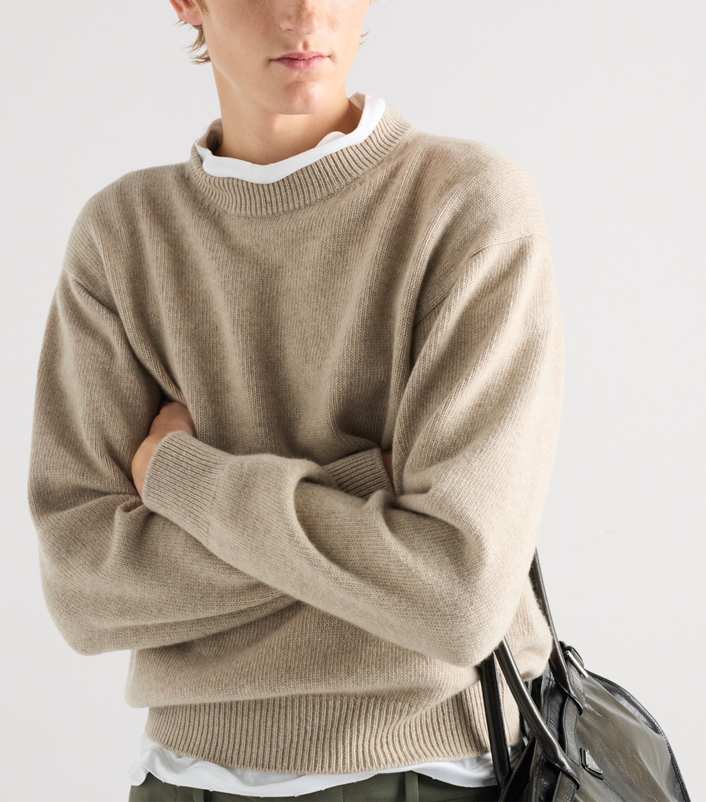 Re-Cashmere Crewneck Sweater F0AP2 Image 6