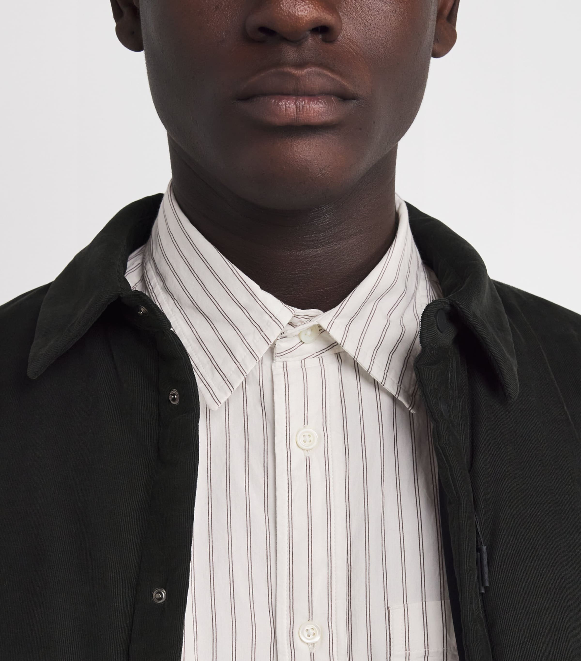 Cotton Stripe Shirt ECRU STRIPE Image 6