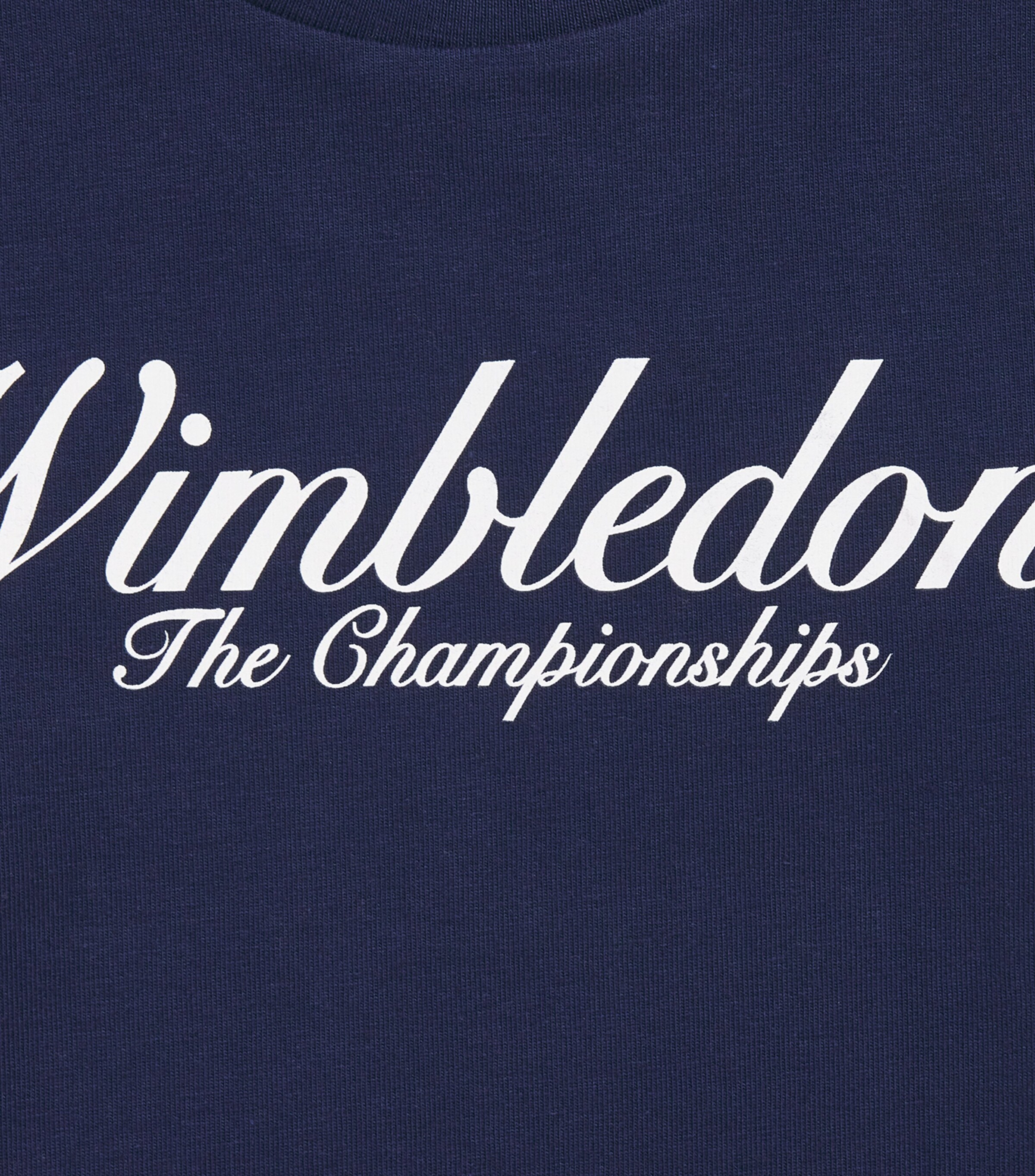 Ralph Lauren Kids x Wimbledon T-Shirt (2-7 Years) Navy Image 3