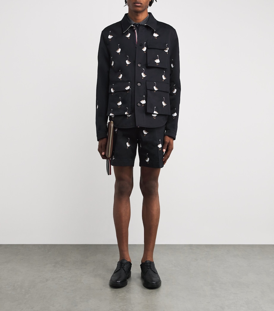 Cotton Utility Patch Pocket Jacket NAVY Image 2