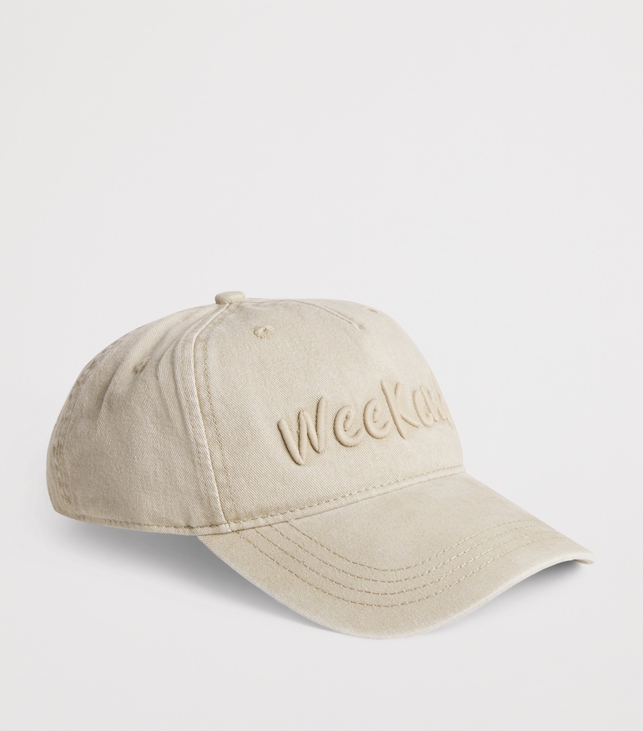 Cotton Canvas Logo Baseball Cap MUSTARD Image 2