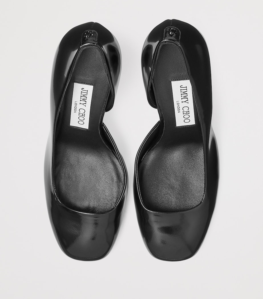 Farren 85 Leather Pumps BLACK Image 2