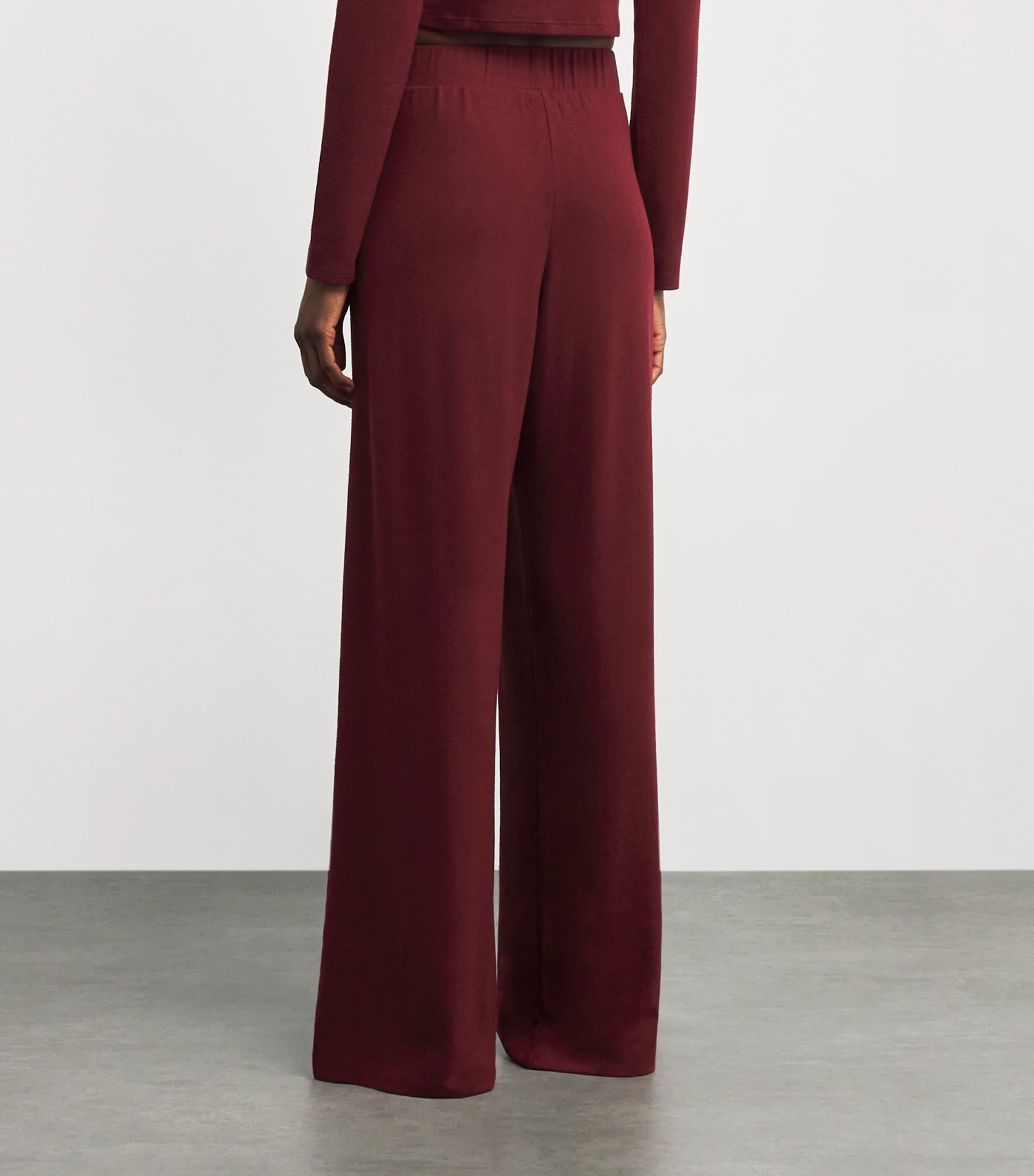 Lauren Wide-Leg Lounge Trousers PINOT Image 4