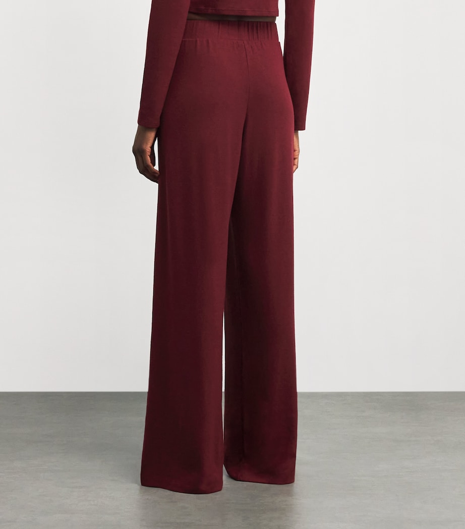 Lauren Wide-Leg Lounge Trousers PINOT Image 4