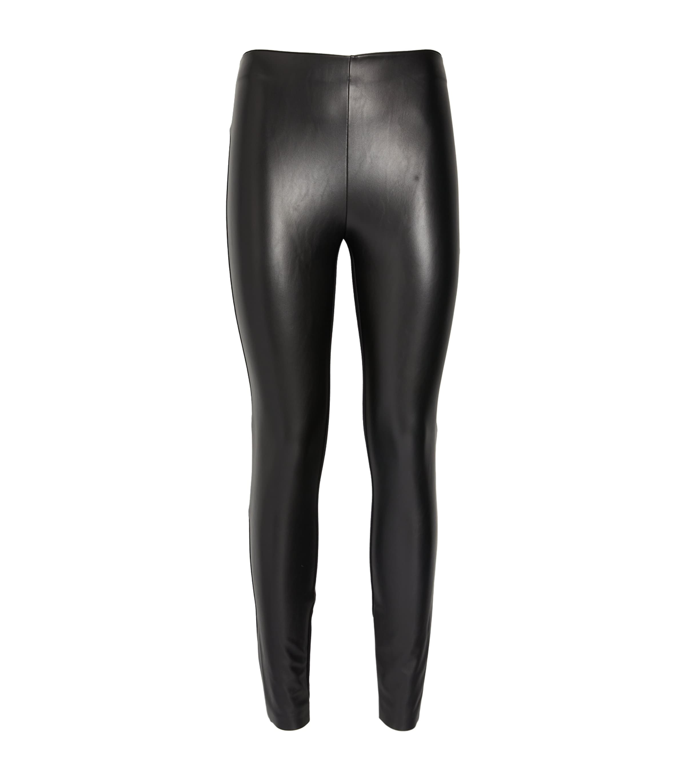 WOLFORD FAUX LEATHER LEGGINGS 