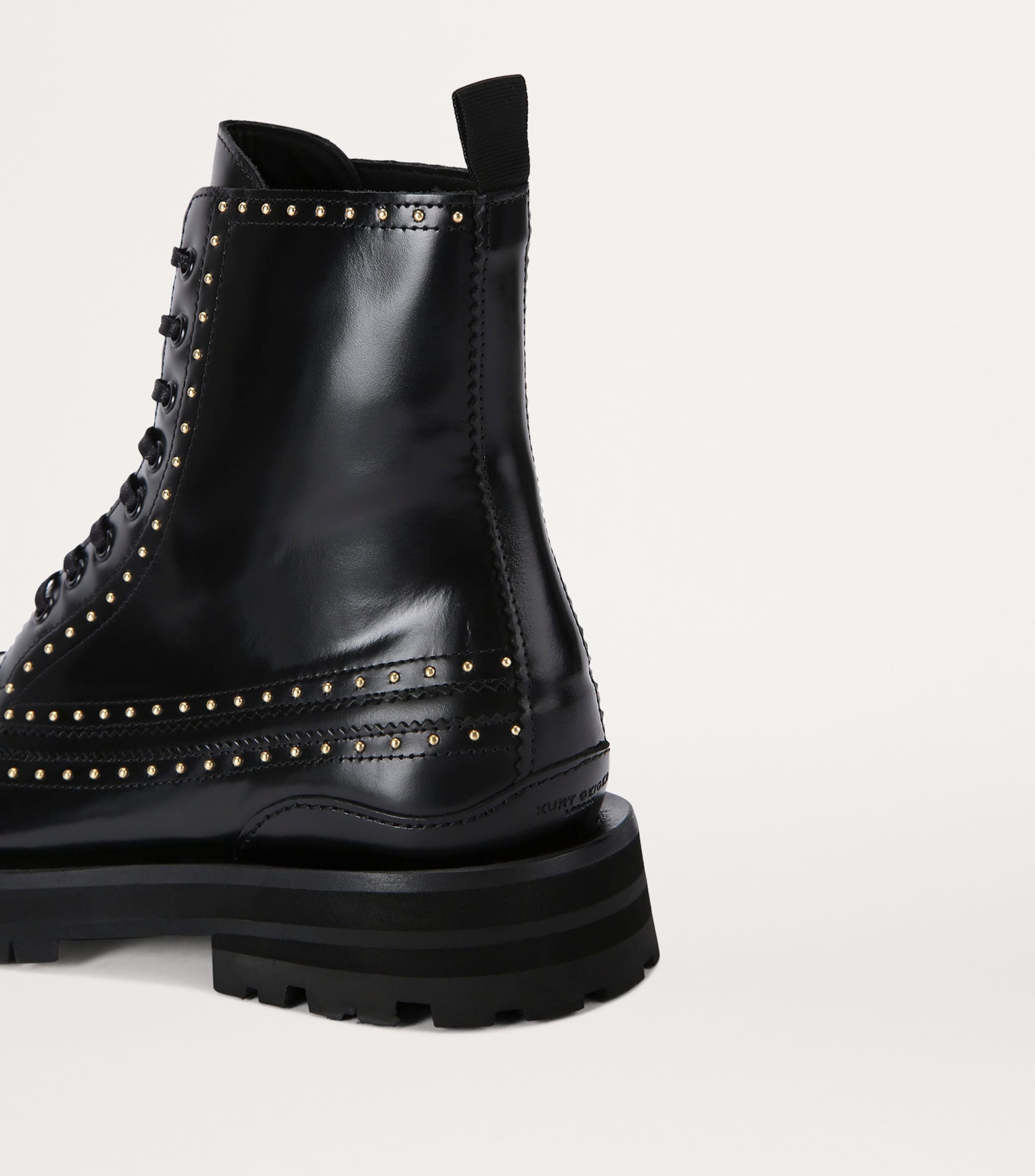 Kurt Geiger London Leather Drayton Boots Black Image 2