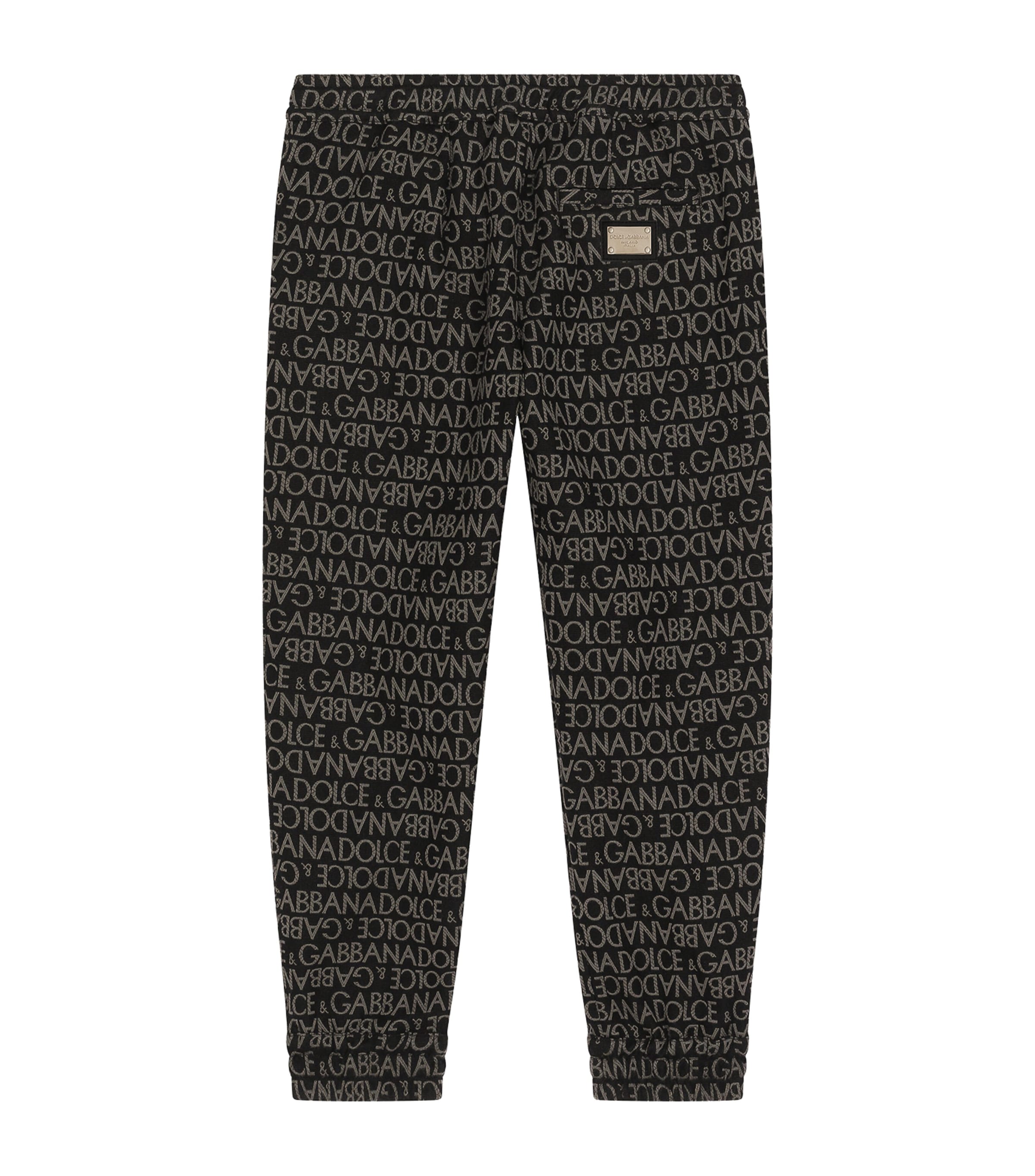 Dolce&Gabbana Kids Logo Print Sweatpants (2-6 Years) Jacquard Image 2