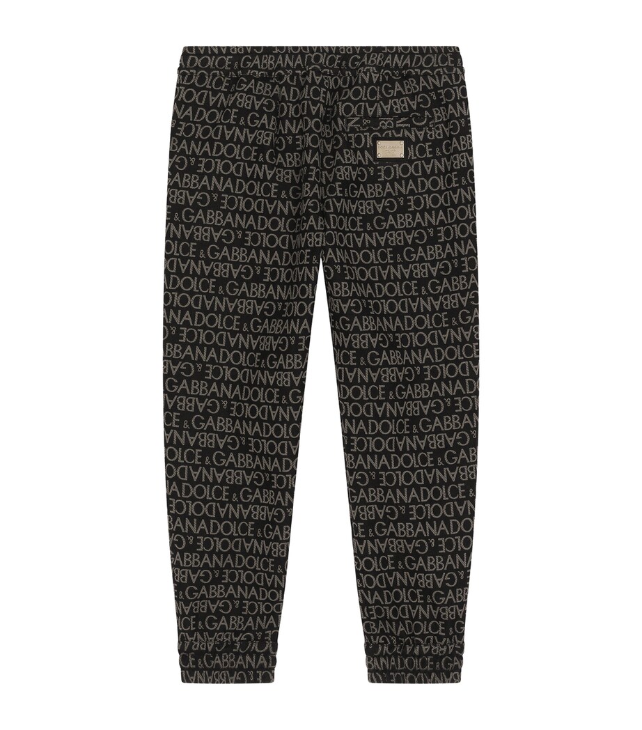 Dolce&Gabbana Kids Logo Print Sweatpants (2-6 Years) Jacquard Image 2