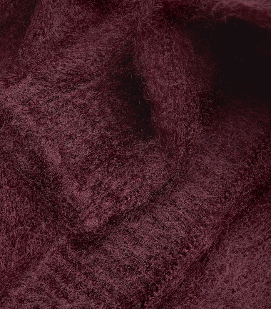 Mohair-Blend Cardigan CHERRY Image 5