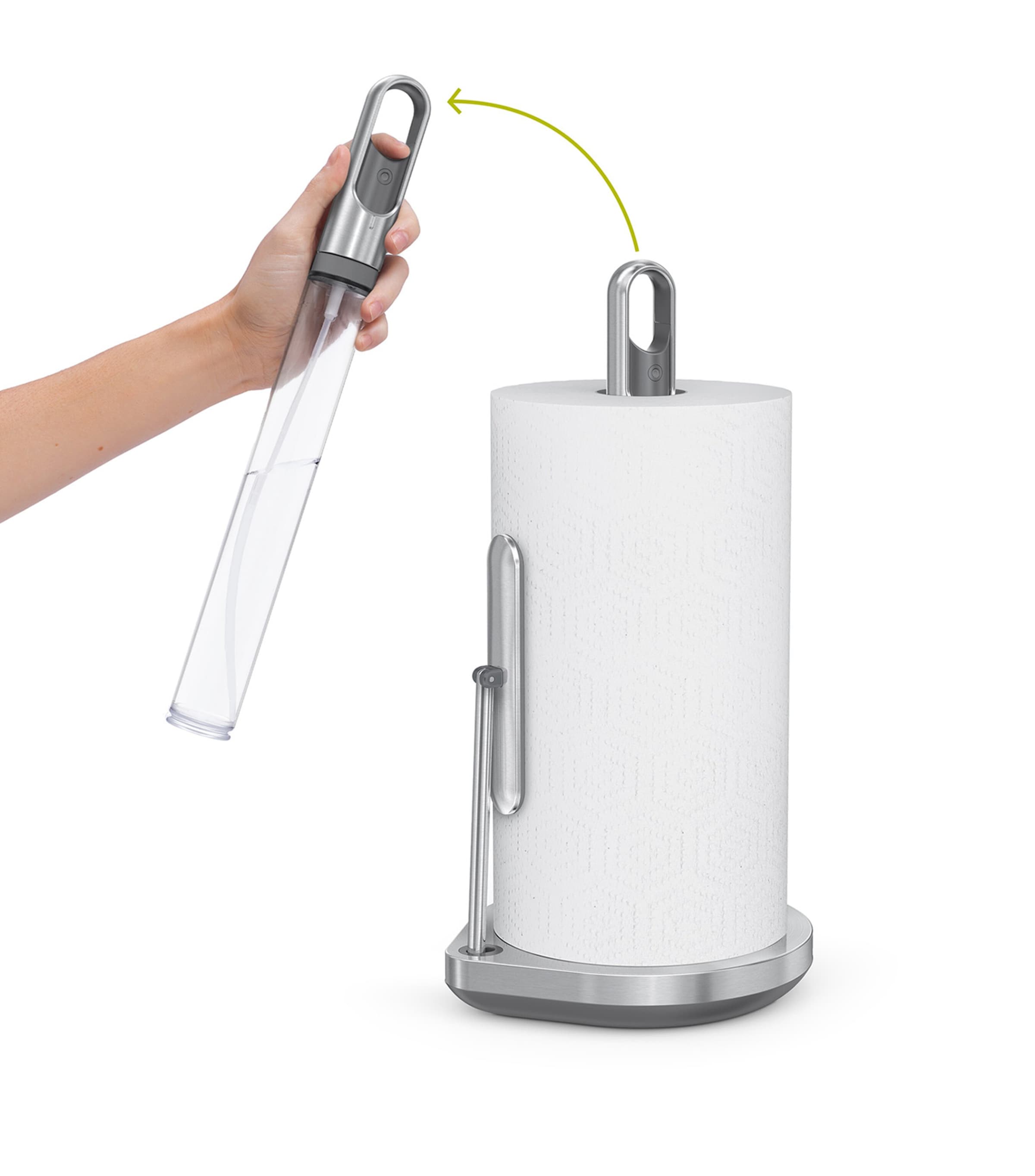 Simplehuman Paper Towel Holder And Spray Pump
