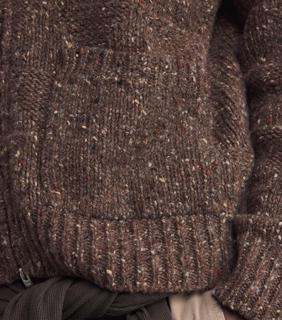 Wool Specked Erik Jacket SEAL BROWN Image 6