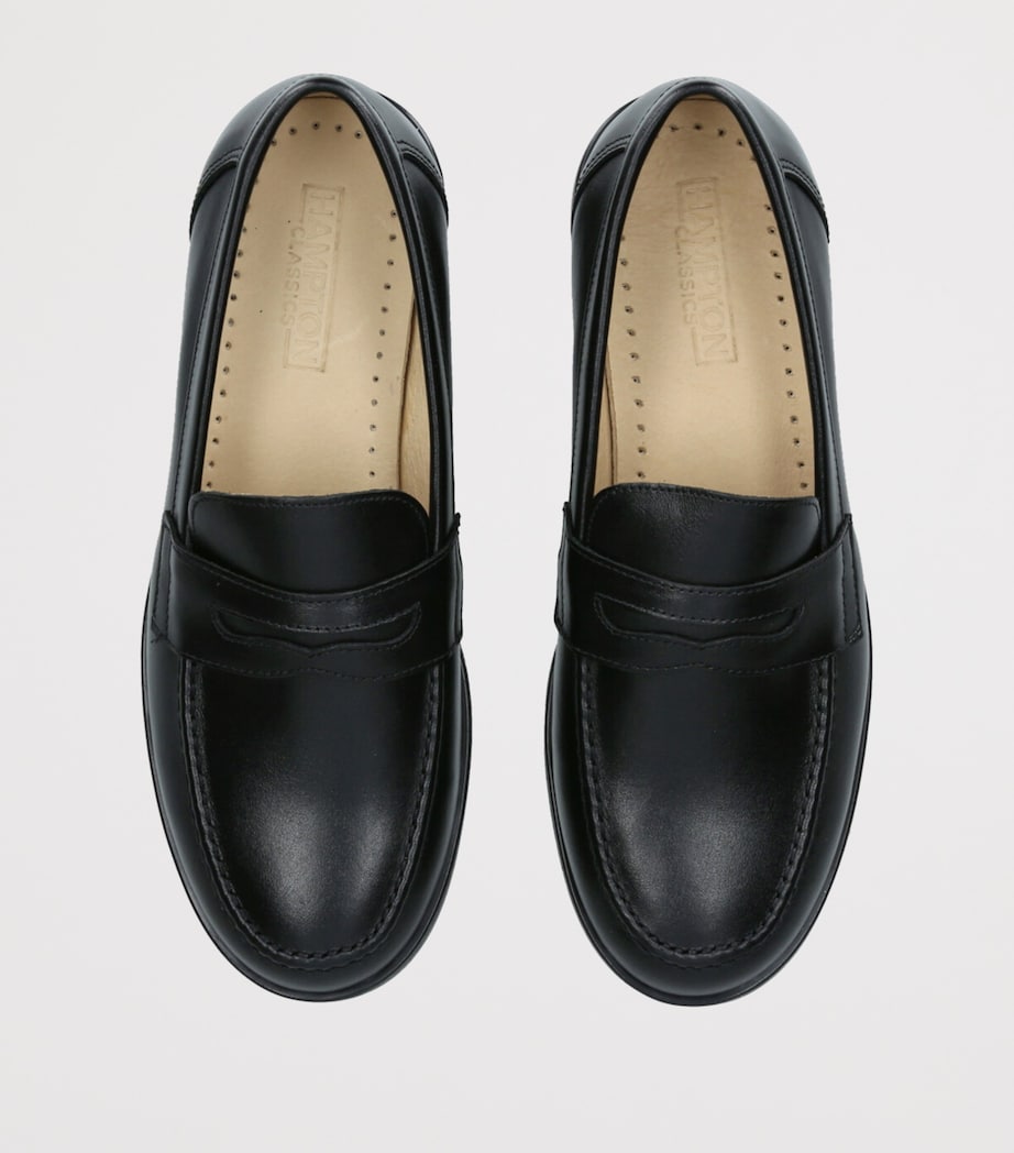 Leather Hugo Loafers BLACK Image 4