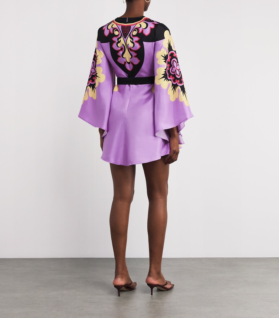 Silk Magnifico Mini Dress PU02 PALAZZO PLAC�E Image 3