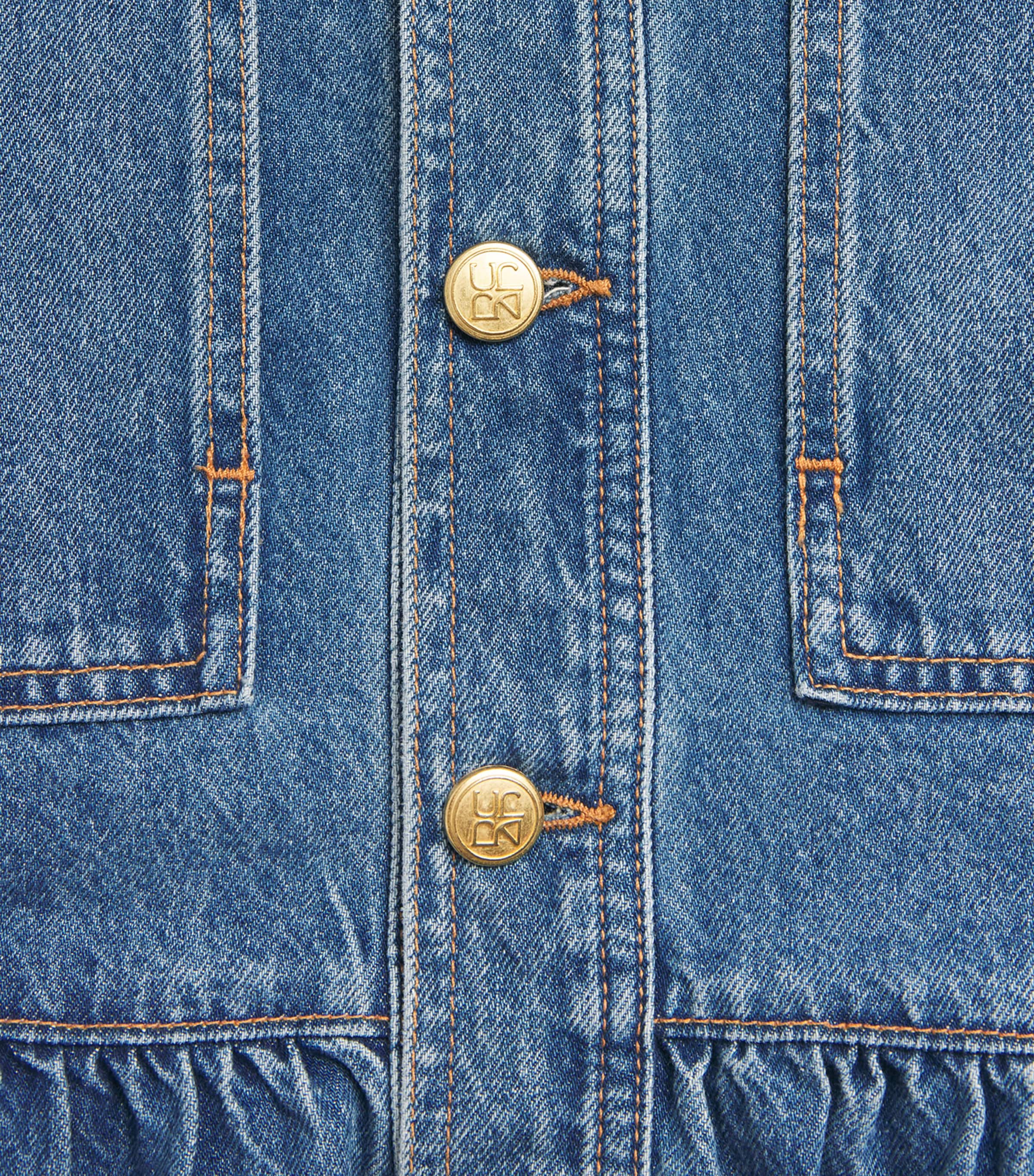 Ulla Johnson Womens Arquette Denim Jacket Danube Image 6