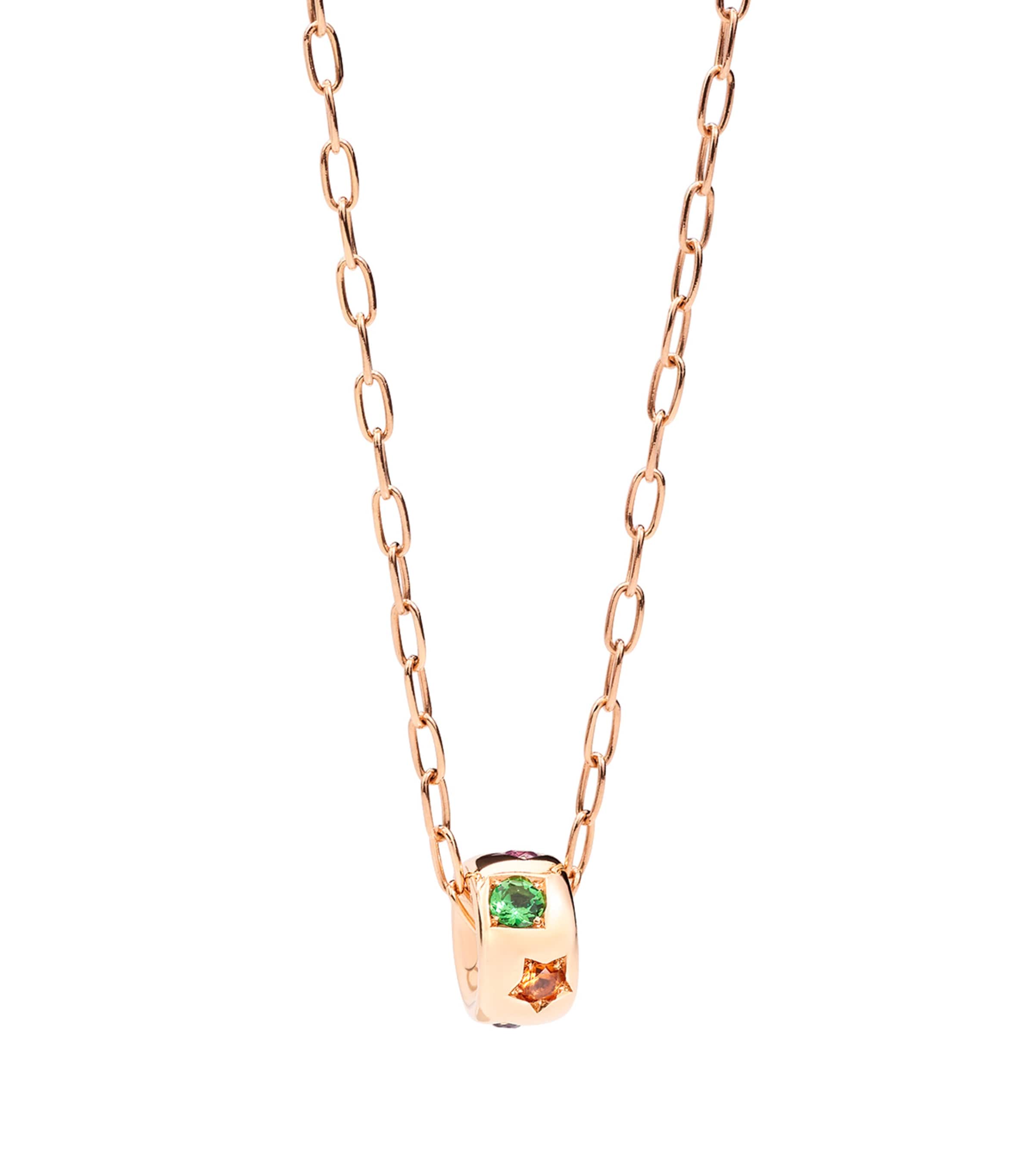 Rose Gold Iconica Pendant Necklace 000VA Image 4