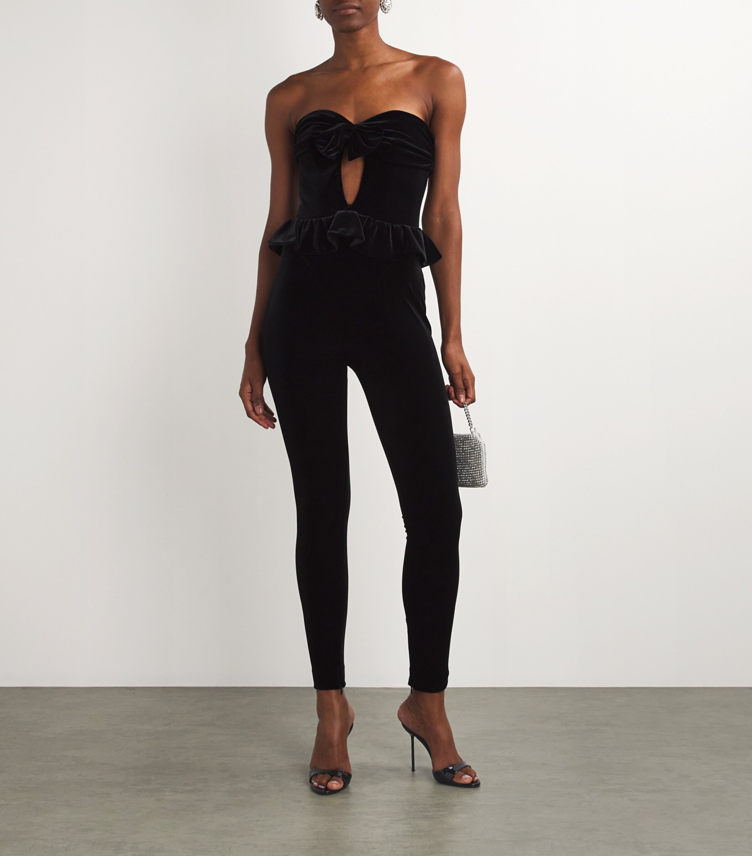 Patent Leather Lidia Mules 105 BLACK Image 6