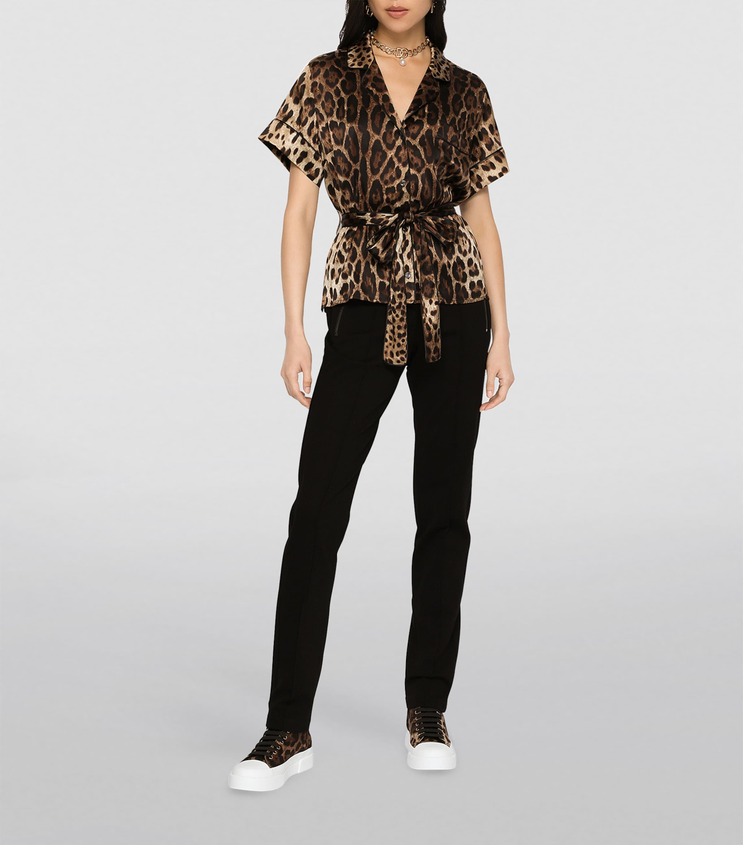 Stretch-Silk Belted Shirt HY13M-LEO NEW Image 3
