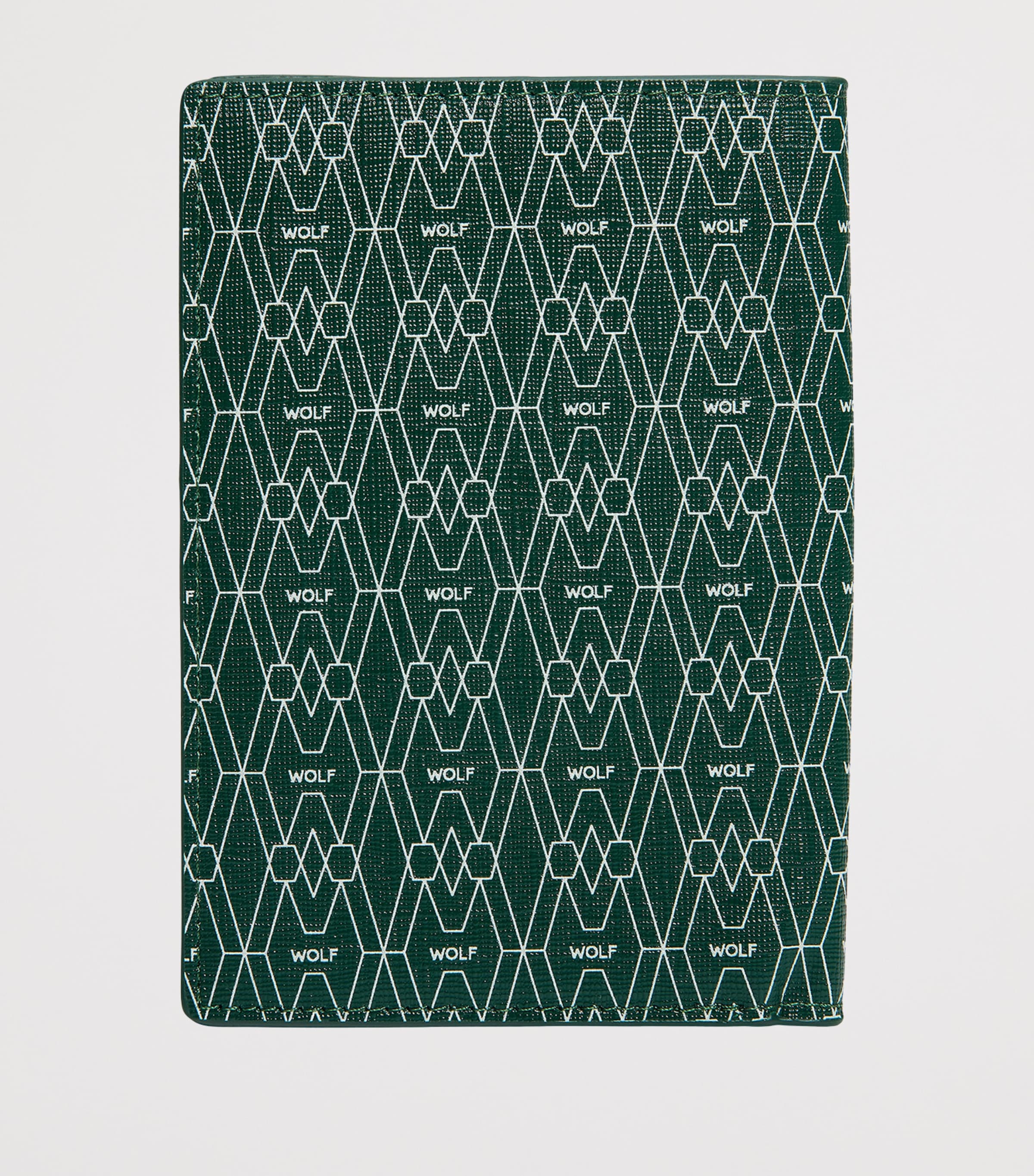 Vegan Signature Passport Sleeve GREEN Image 4