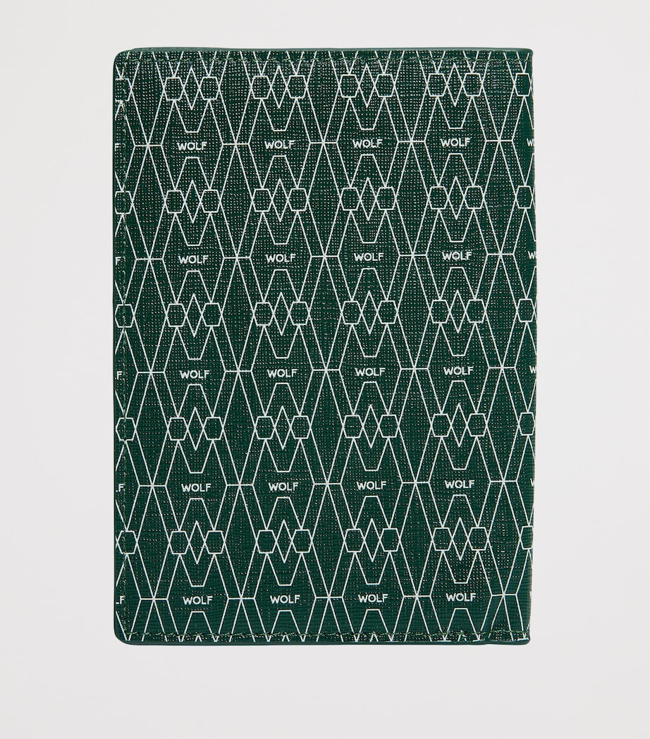 Vegan Signature Passport Sleeve GREEN Image 4