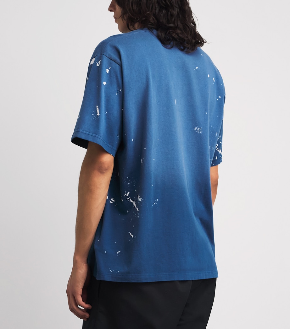 adidas Mens x Songs for the Mute 7 Printed T-Shirt Dusky Petrol Image 5
