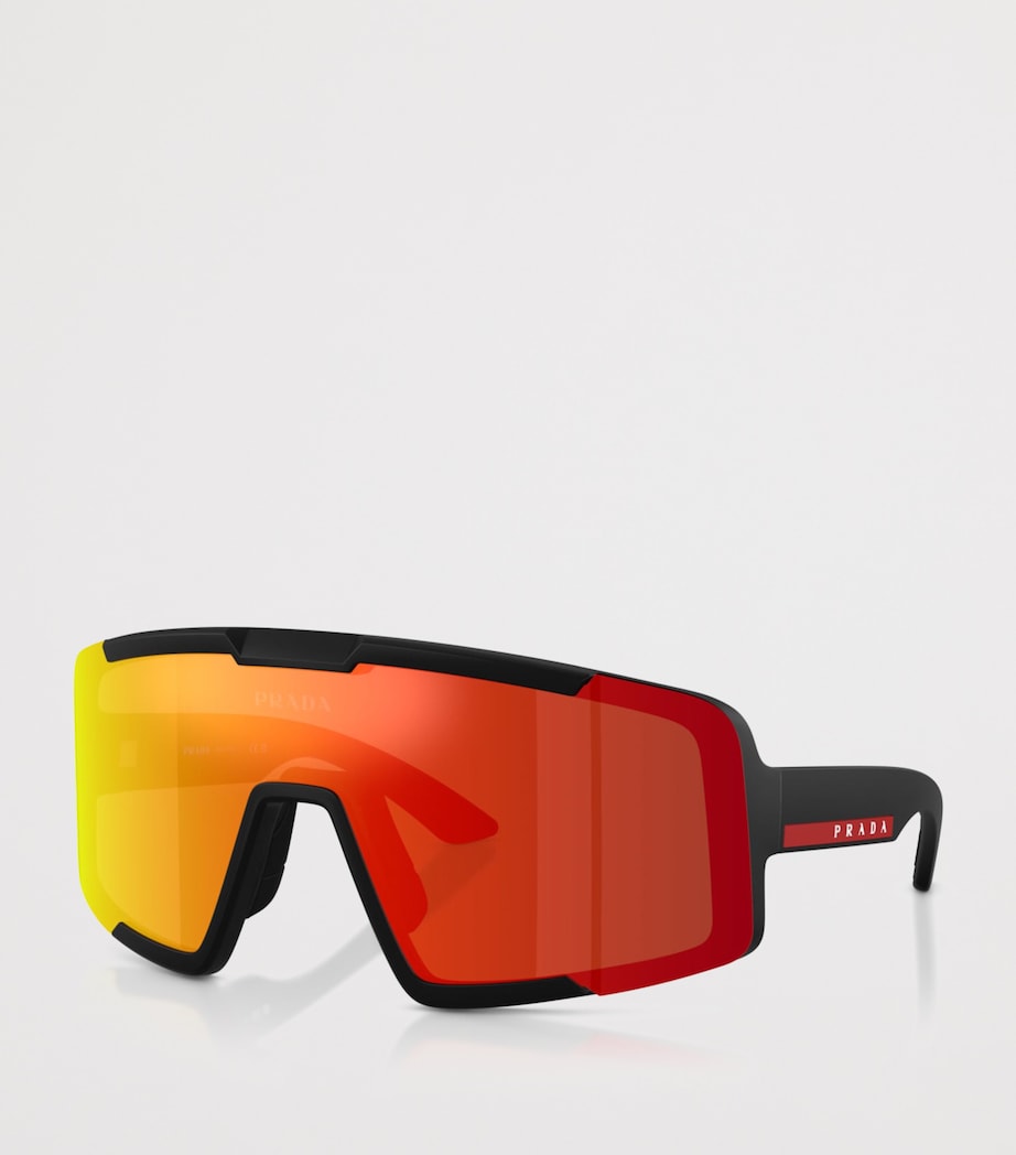 Prada Linea Rossa Injected PR B07S Sunglasses Black Image 2