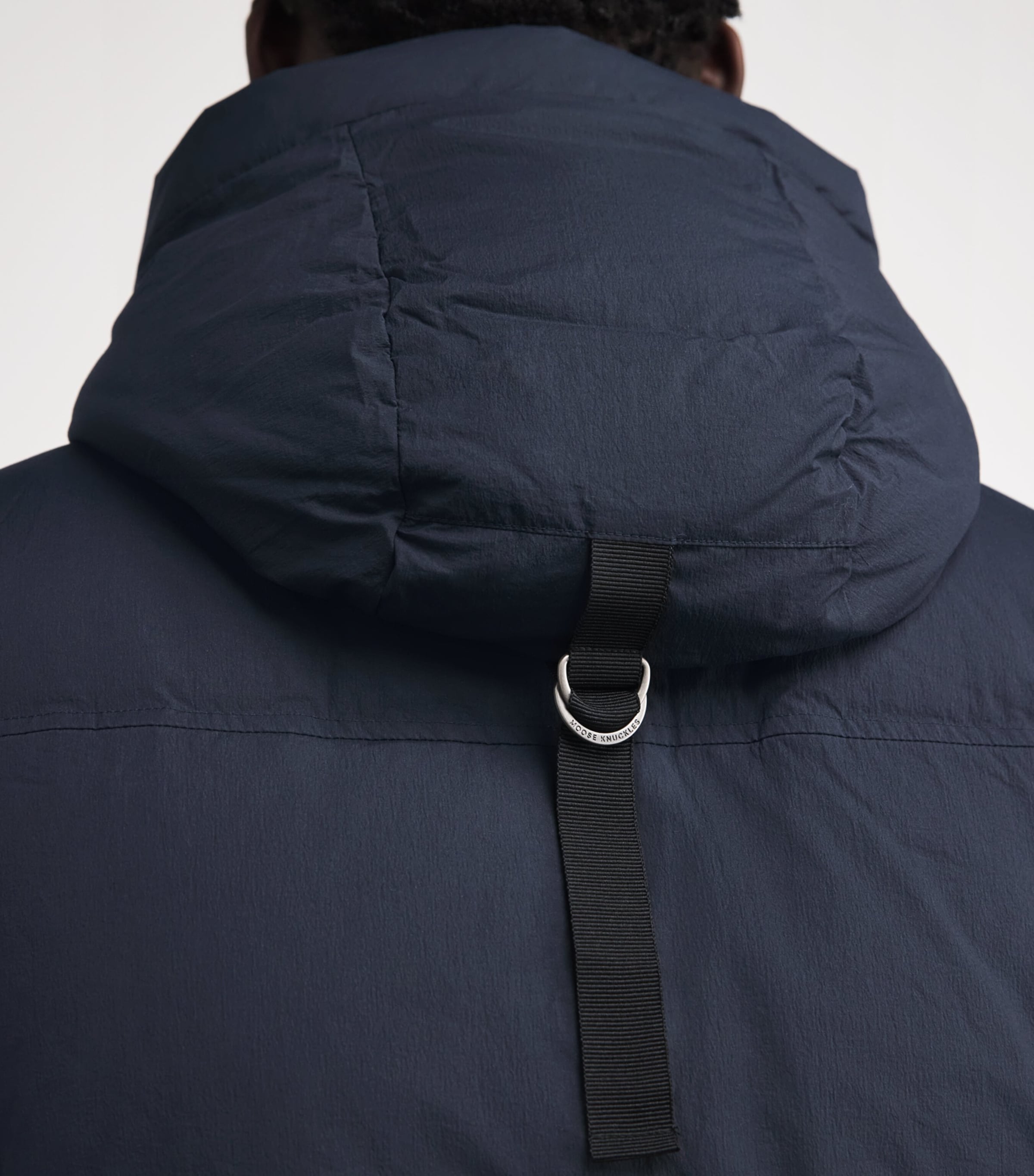 Down Shearling-Trim 3Q Jacket NAVY - 833 Image 6