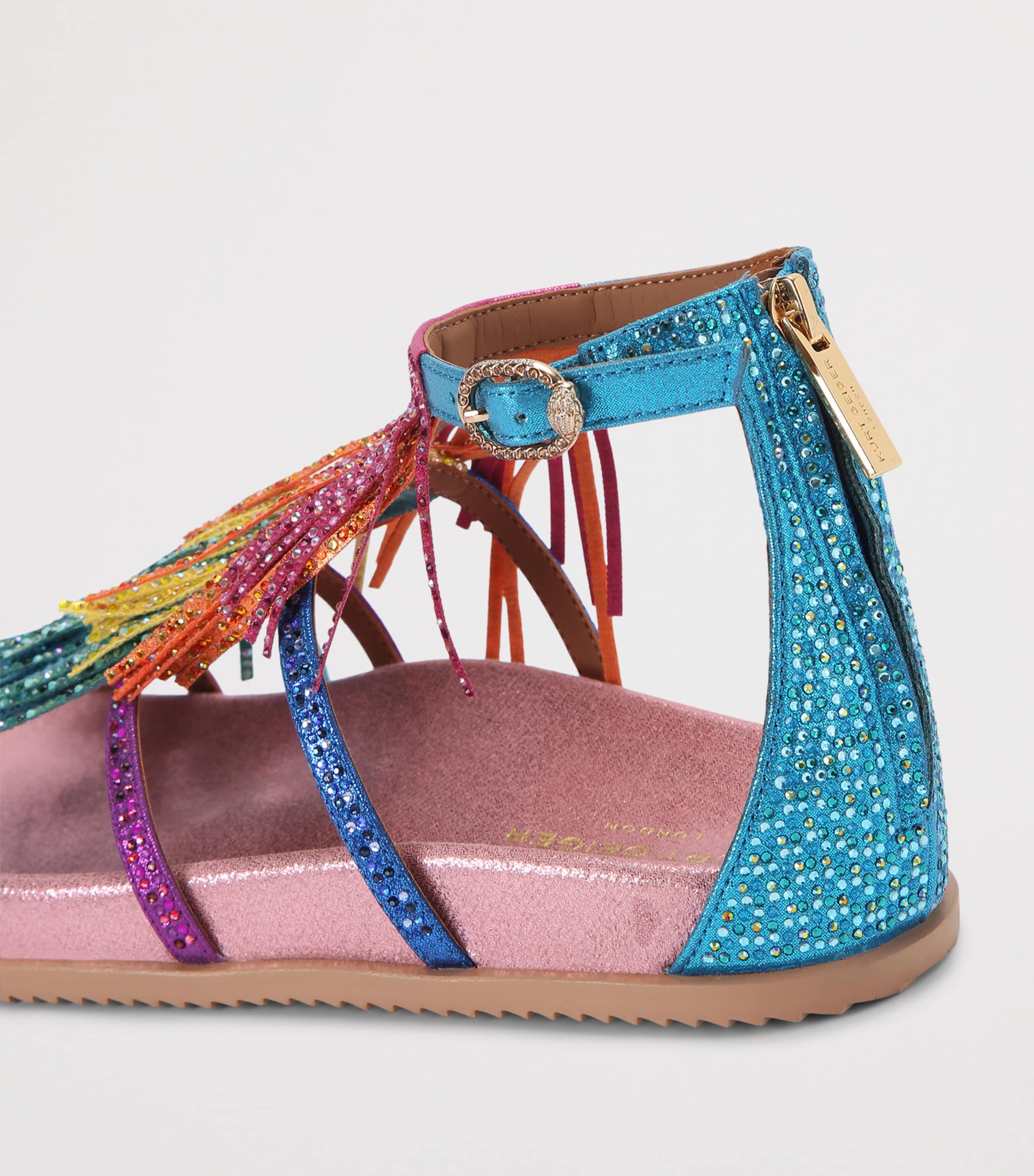 Kurt Geiger London Fringe Sandals Mult/other Image 3