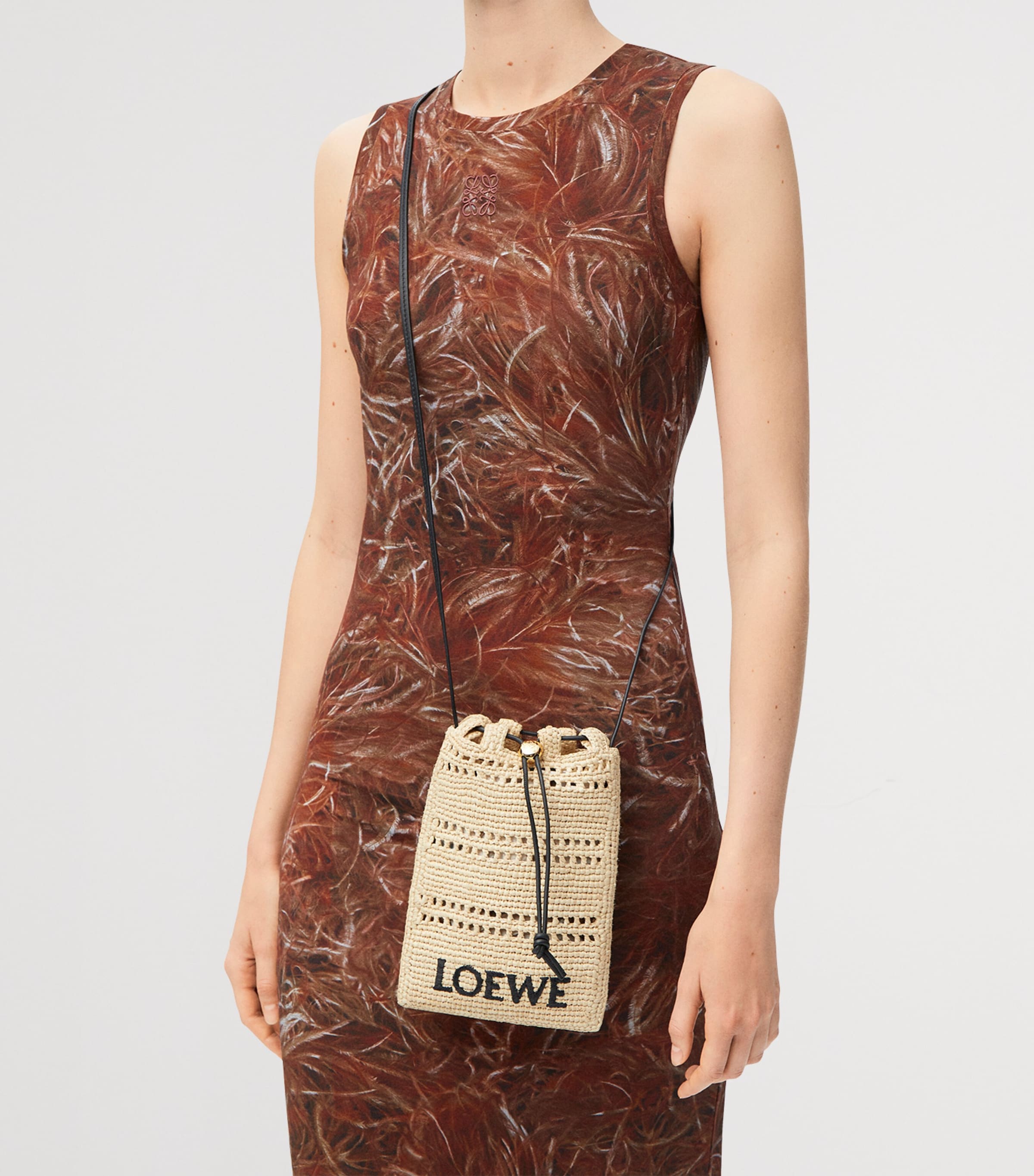 LOEWE x Paula's Ibizaドローストリングポケットバケットバッグ Loewe x Paula's Ibiza Drawstring Pocket Bag | Liberty
