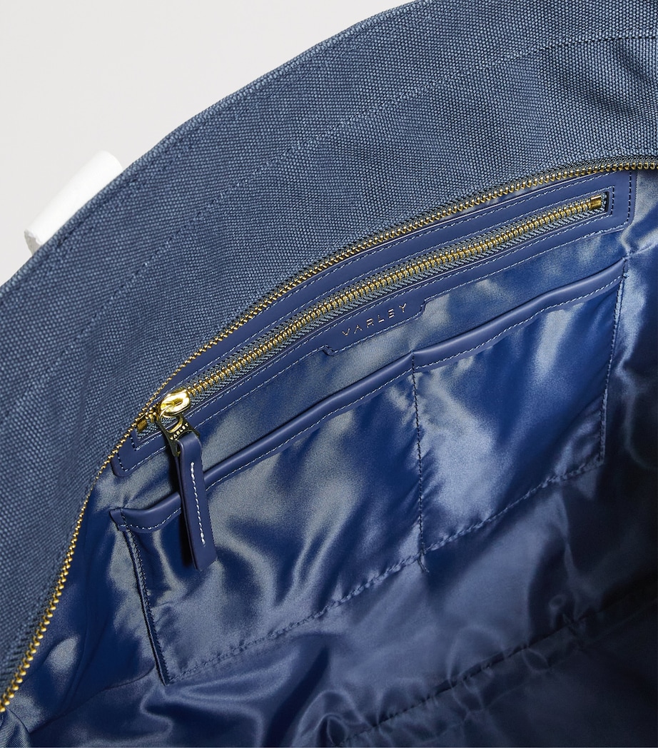 Large Fairhaven Club Tote Bag BLUE NIGHTS/WHITE Image 4