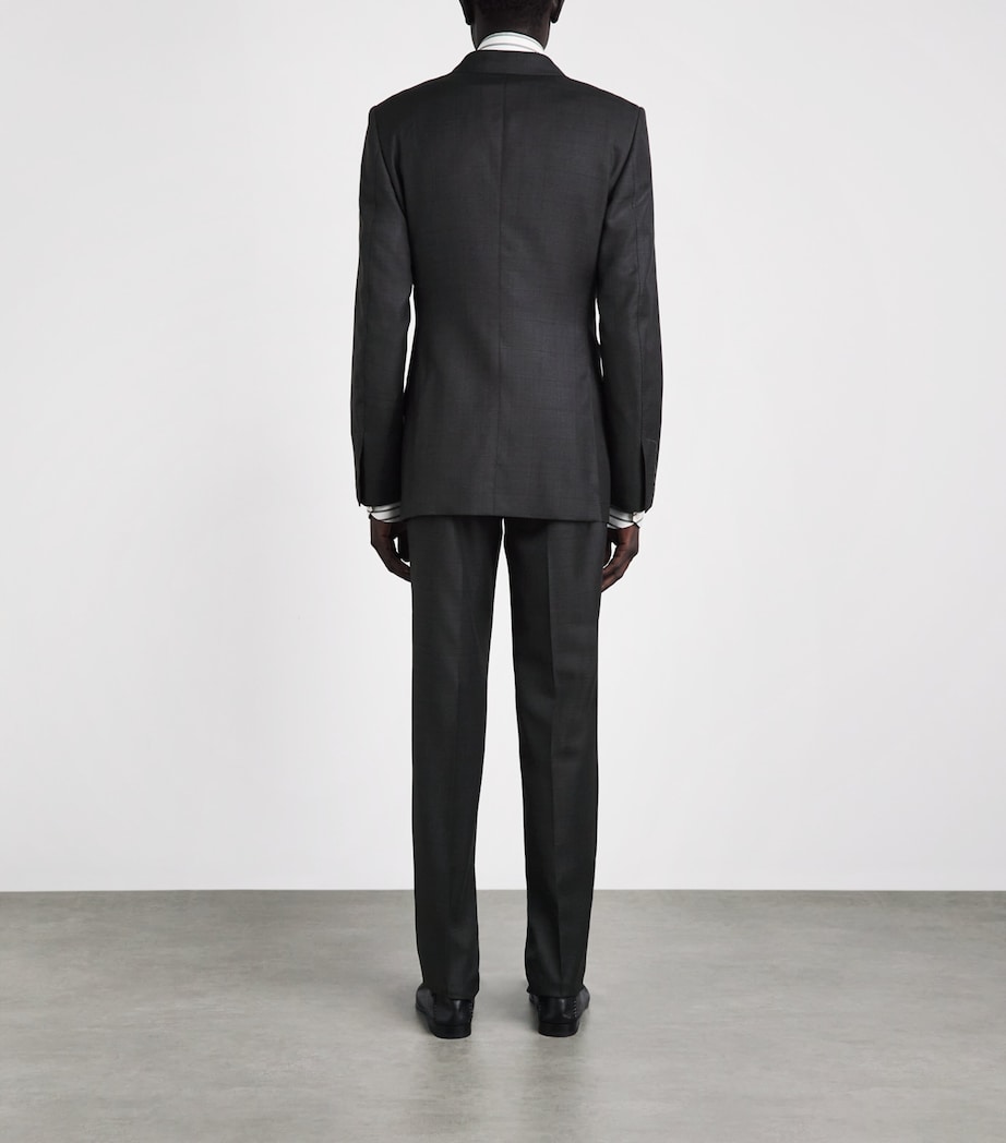 TOM FORD Mens Wool Check O’Connor 2-Piece Suit Taz Image 3