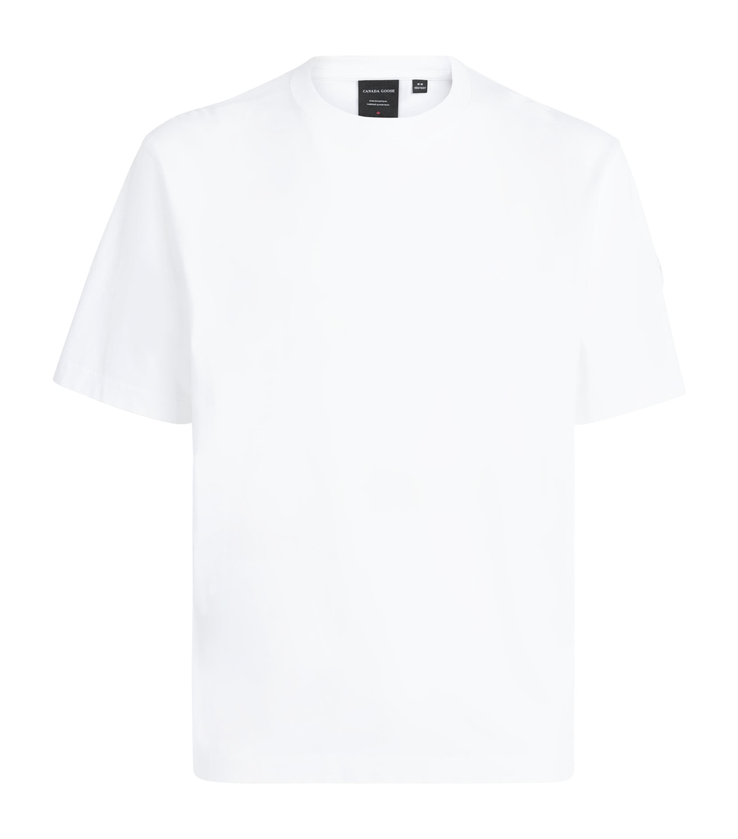 Canada Goose Mens Organic Cotton Novo T-Shirt Optic White Image 1