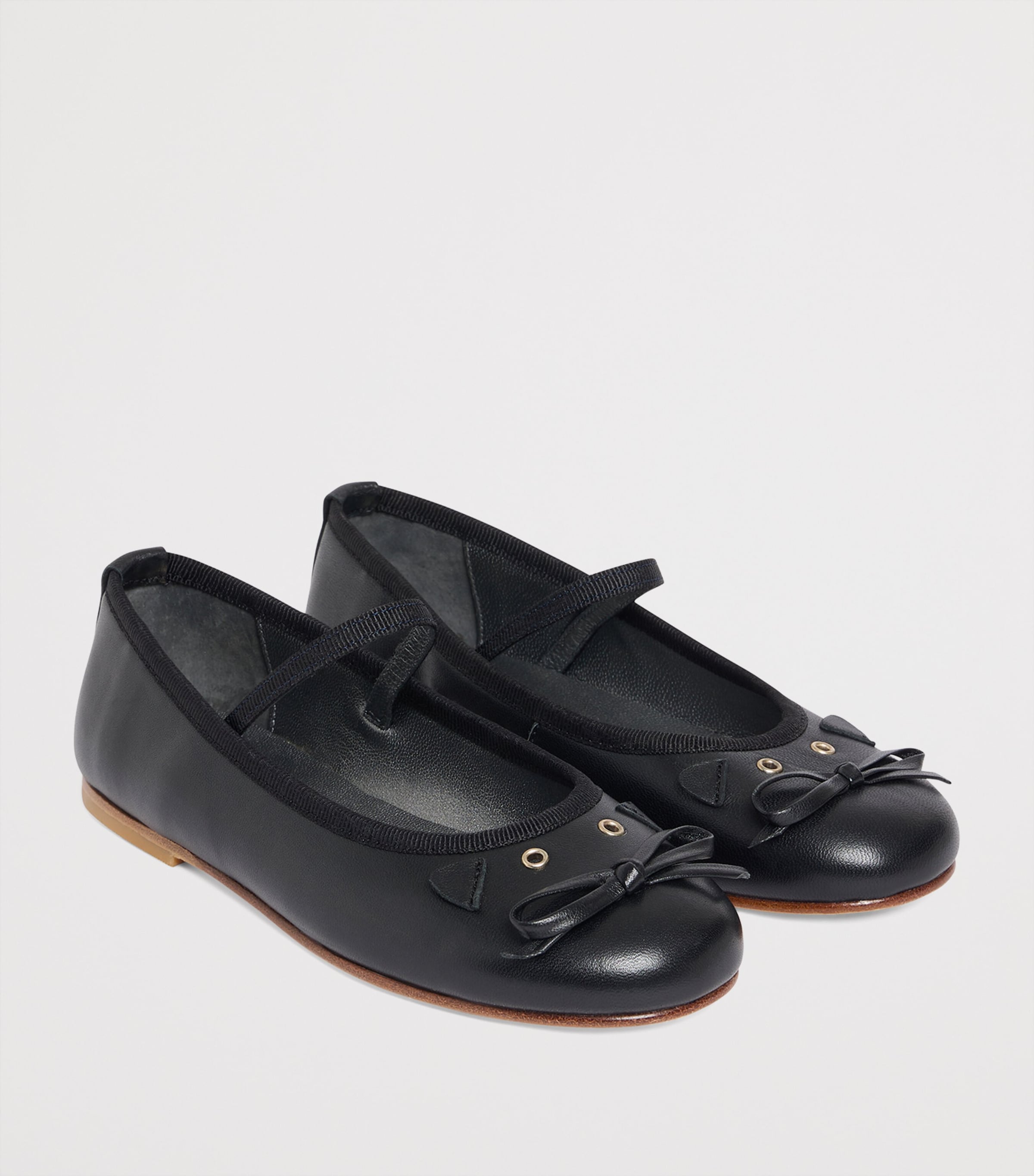 Leather Joie Ballet Flats NOIR Image 2