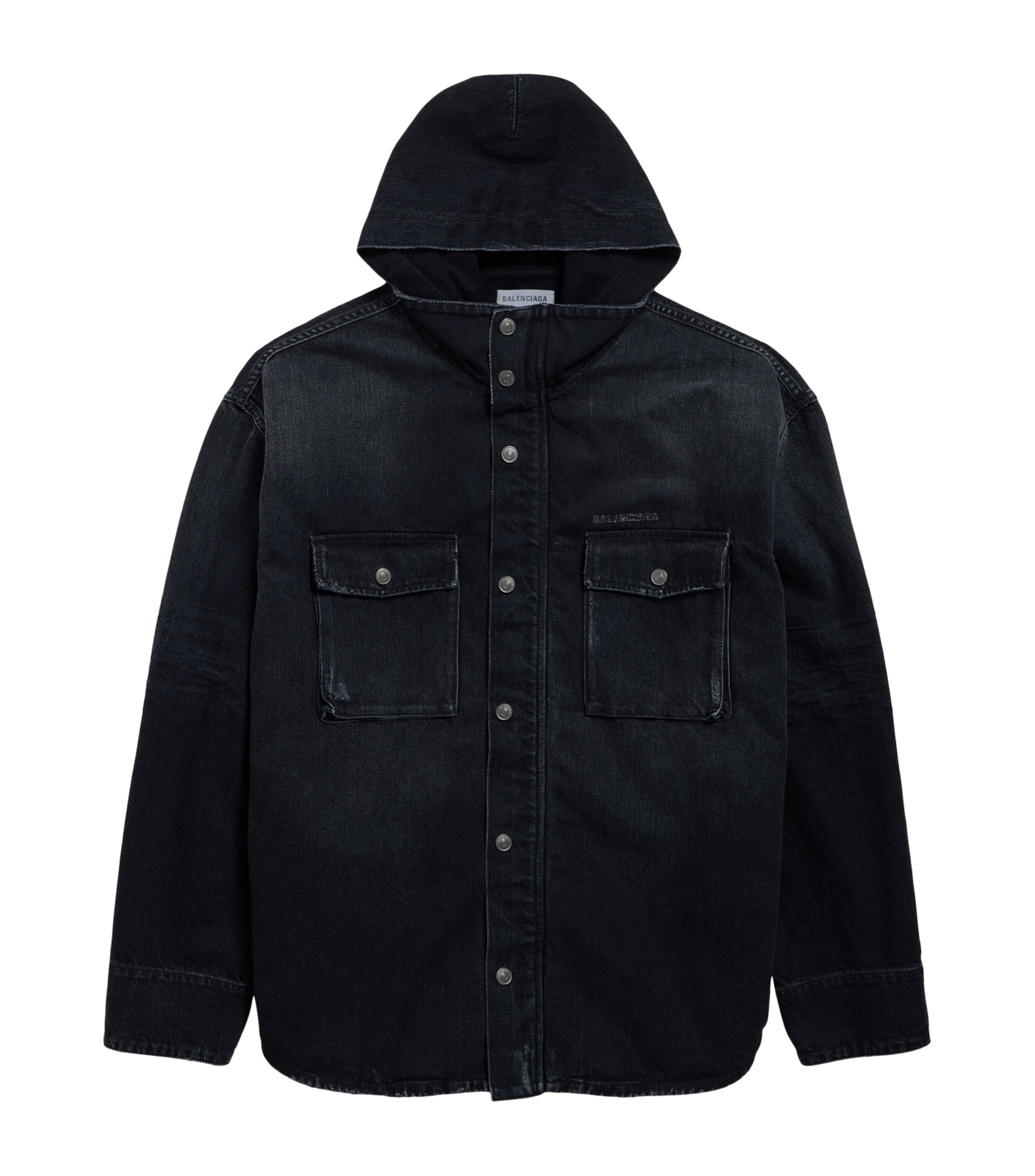 Balenciaga Mens Cargo Denim Jacket Image 1