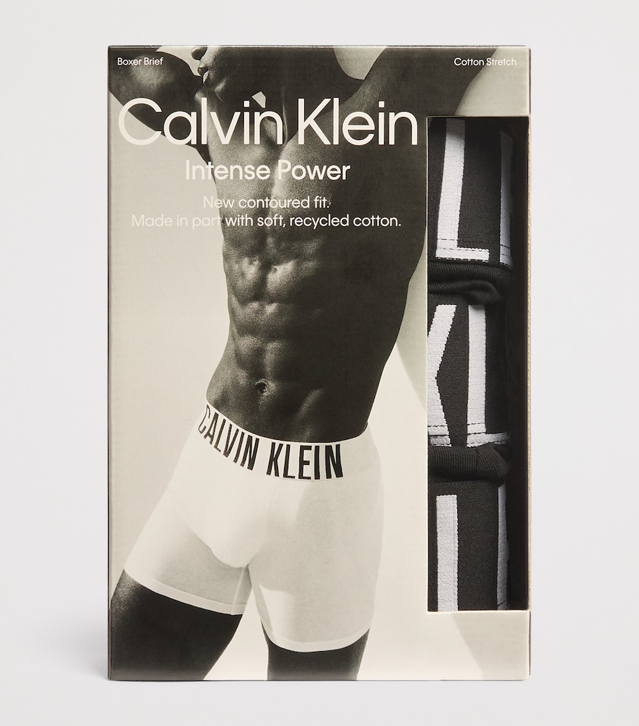 Calvin Klein Mens Intense Power Boxer Briefs (Pack of 3) Black, Black, Black Image 4
