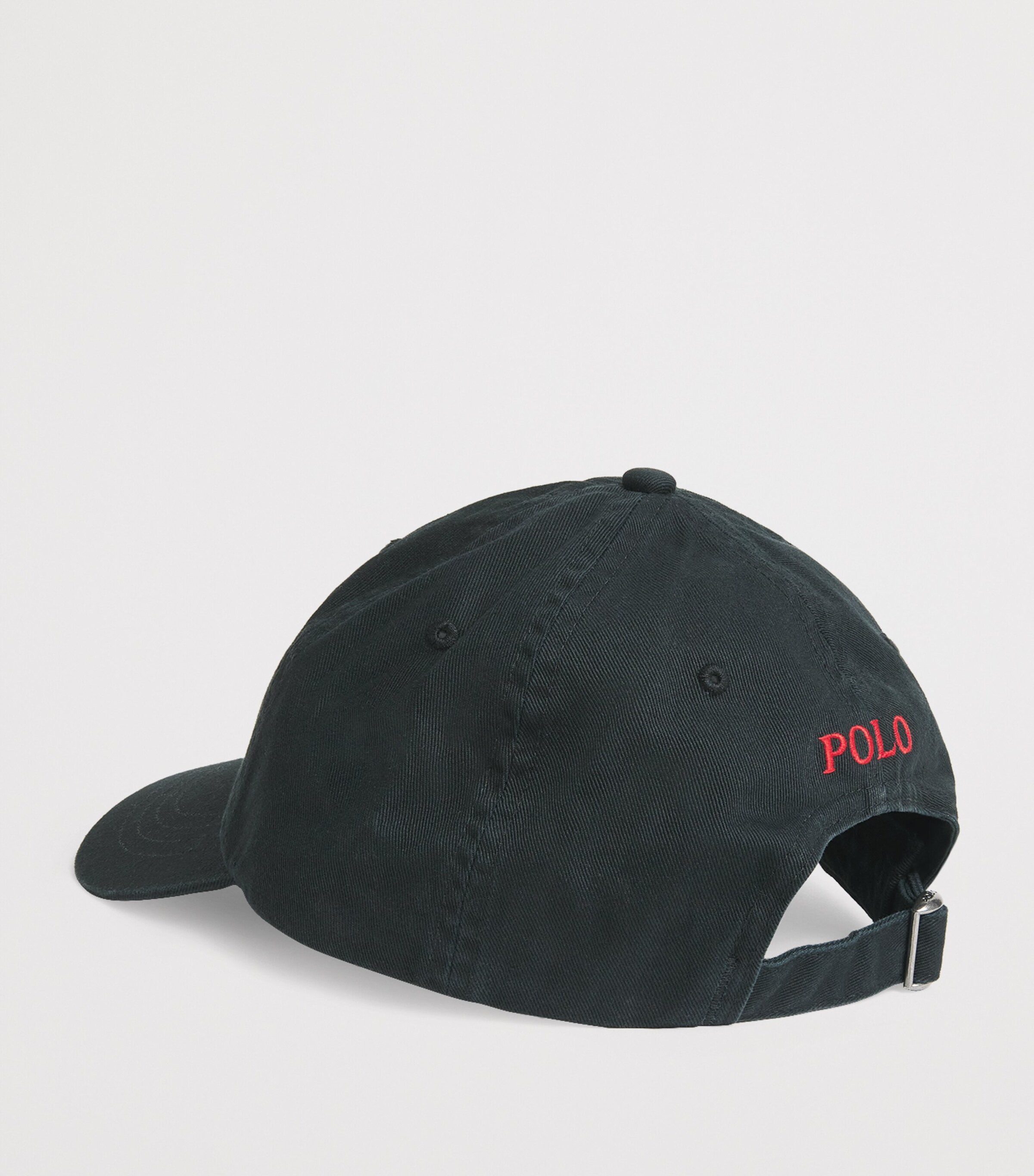 Polo Ralph Lauren Cotton Logo Baseball Cap Black Image 2