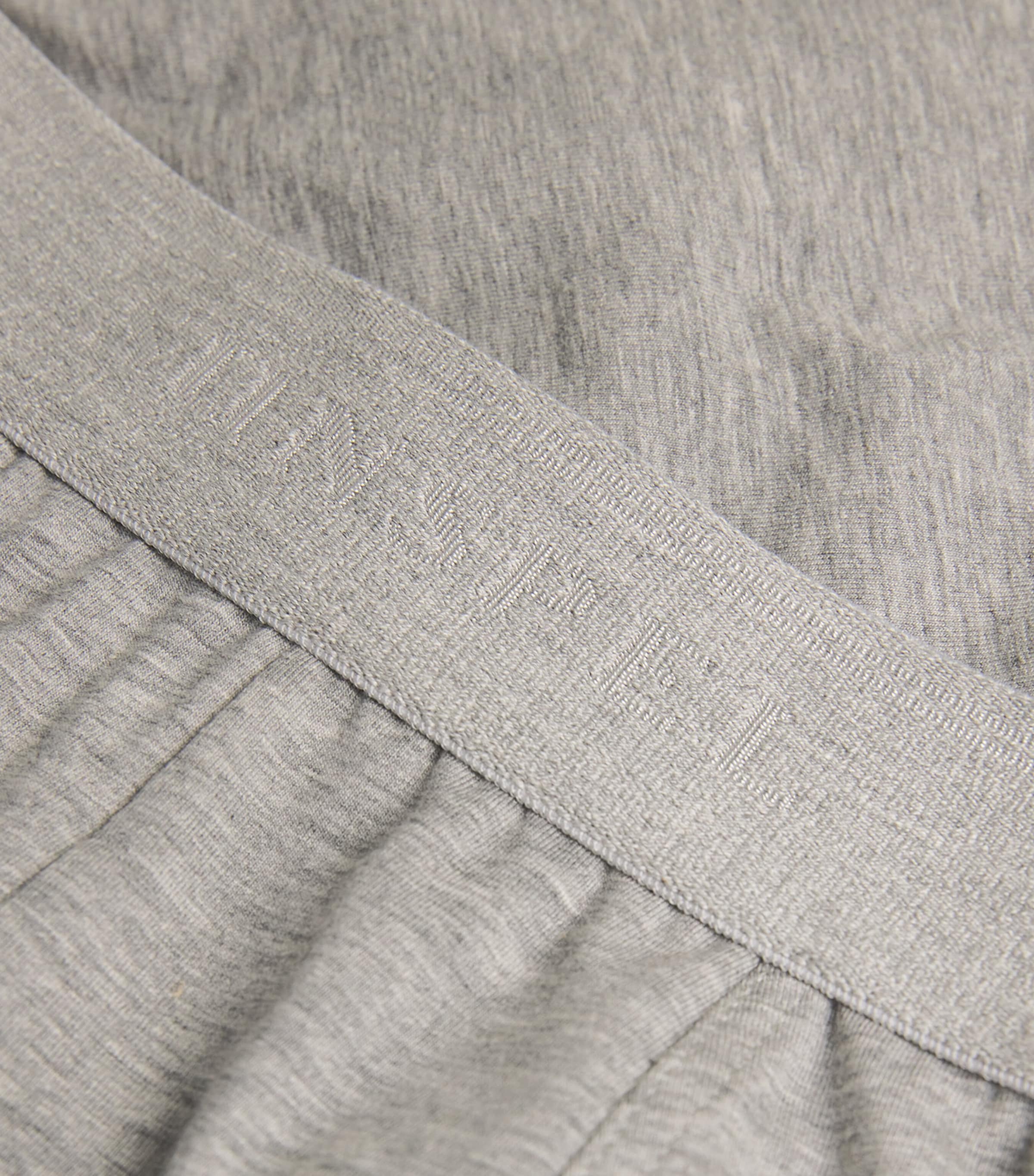 Stretch-Cotton Trunks (Pack of 3) GYAA GREY MELANGE Image 5