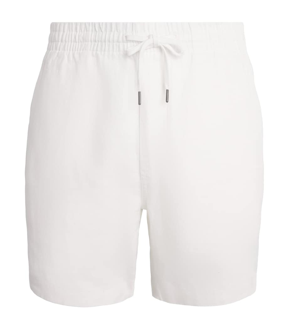 Polo Ralph Lauren Mens Linen Prepster Shorts White Image 1