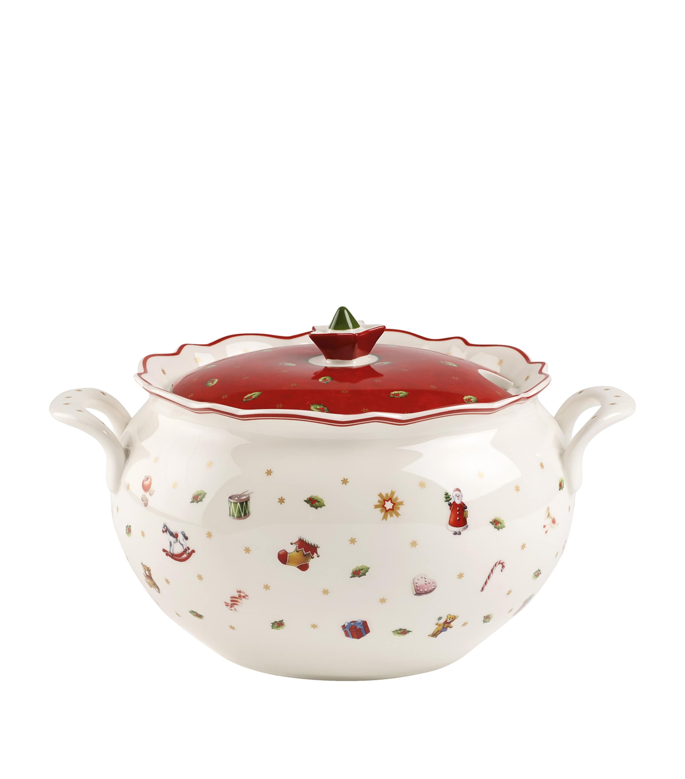 Villeroy & Boch Graphic-print Porcelain Terrina In White