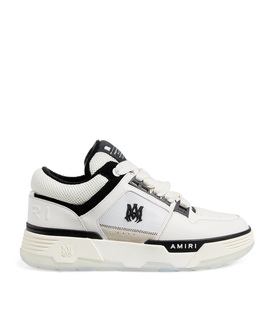 Leather MA-1 Sneakers 111-WHITE/BLACK Image 1