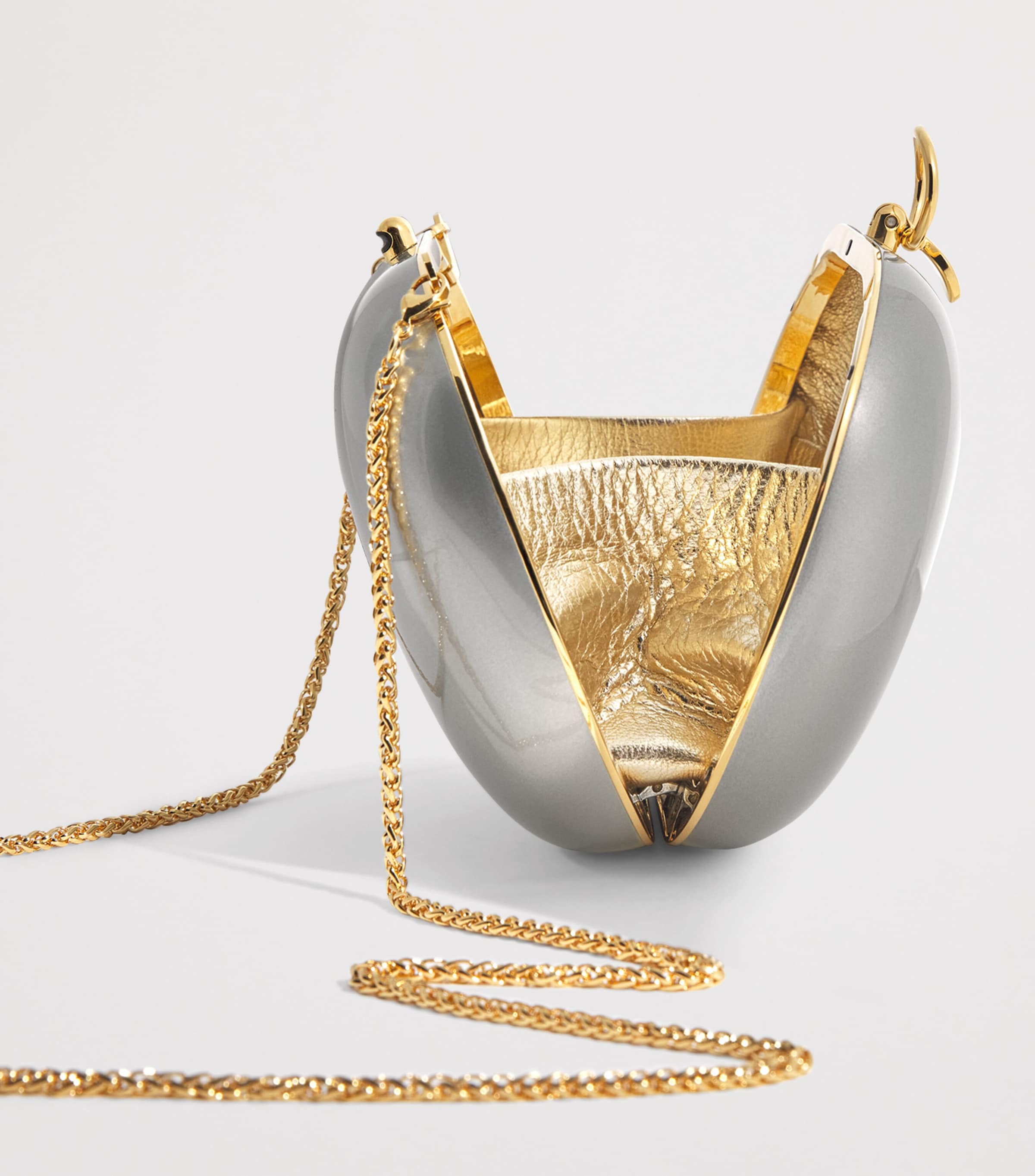 Oval Elina Clutch Bag SHIM MOONLIGHT Image 6