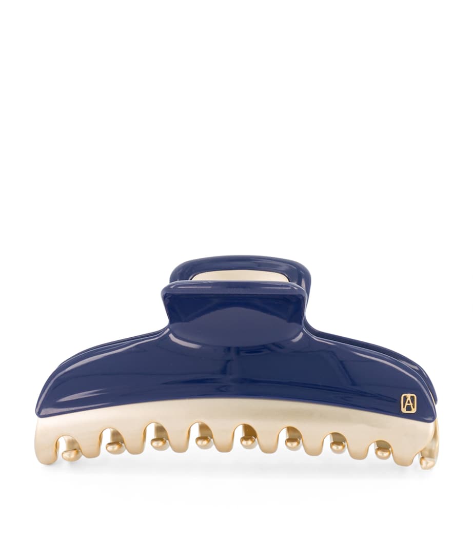 Gold-Plated Claw Hair Clip M5- MARINE/OR Image 1