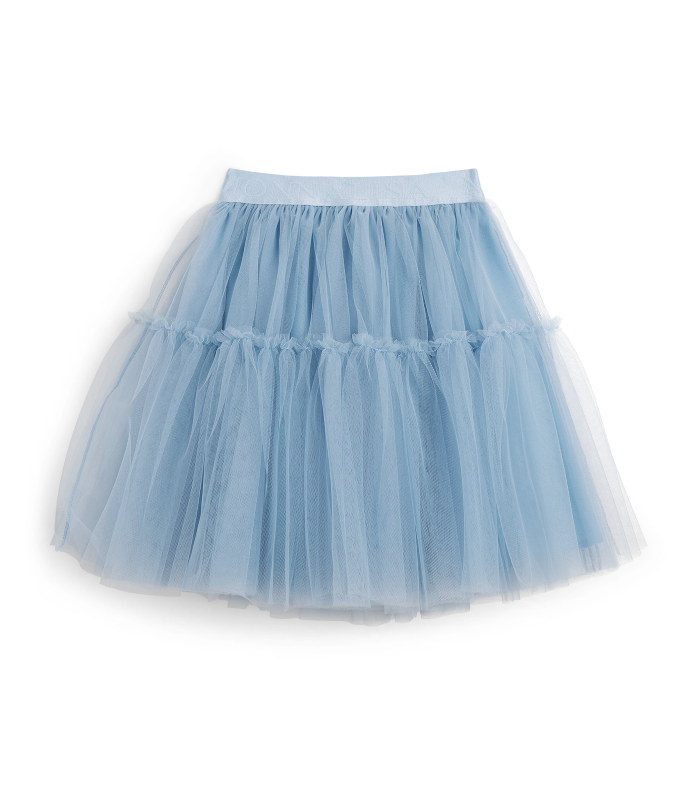 Monnalisa Tulle Logo Skirt (2-10 Years) Fiordaliso Image 1