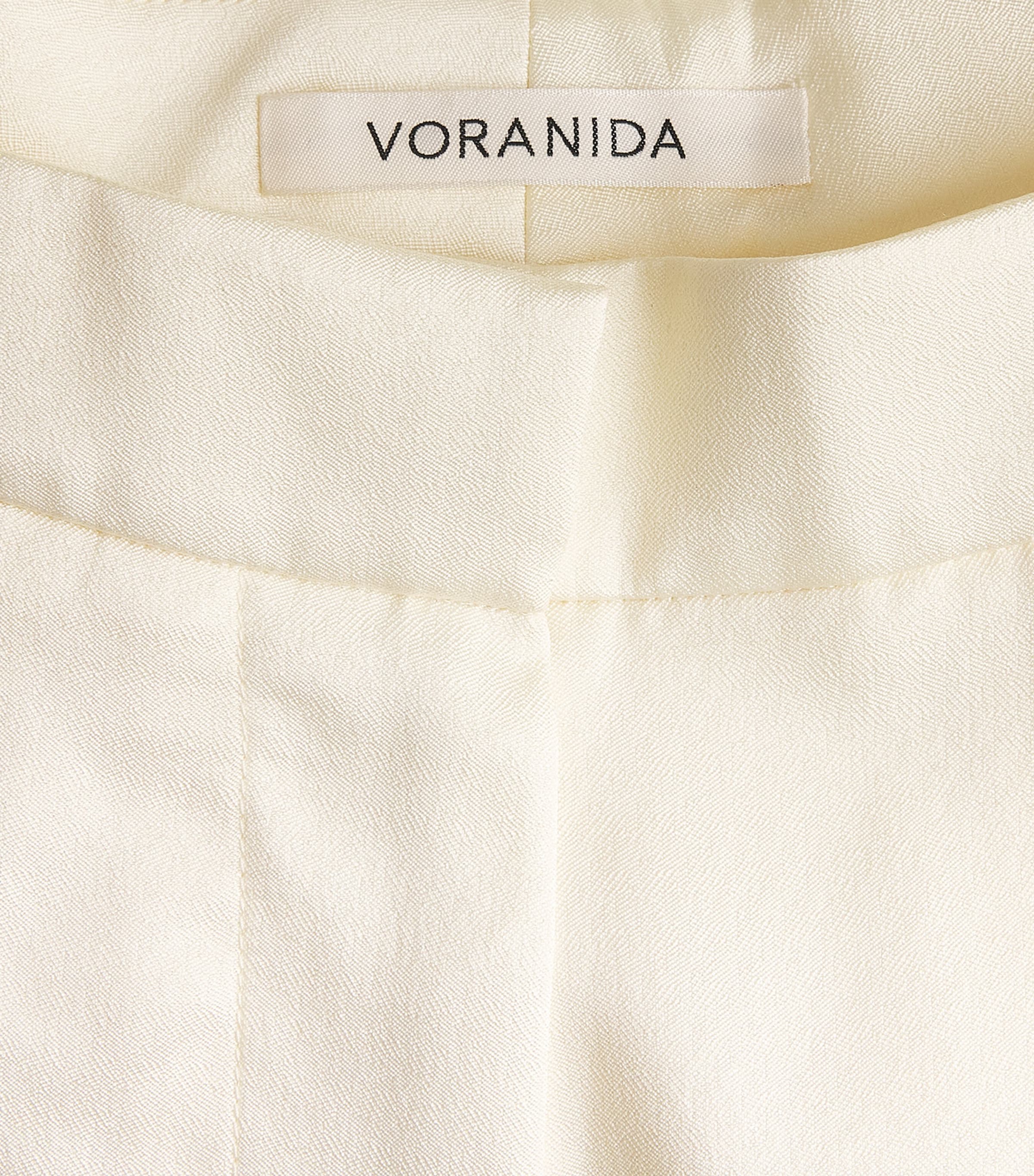 Pleated Wide-Leg Trousers IVORY Image 5