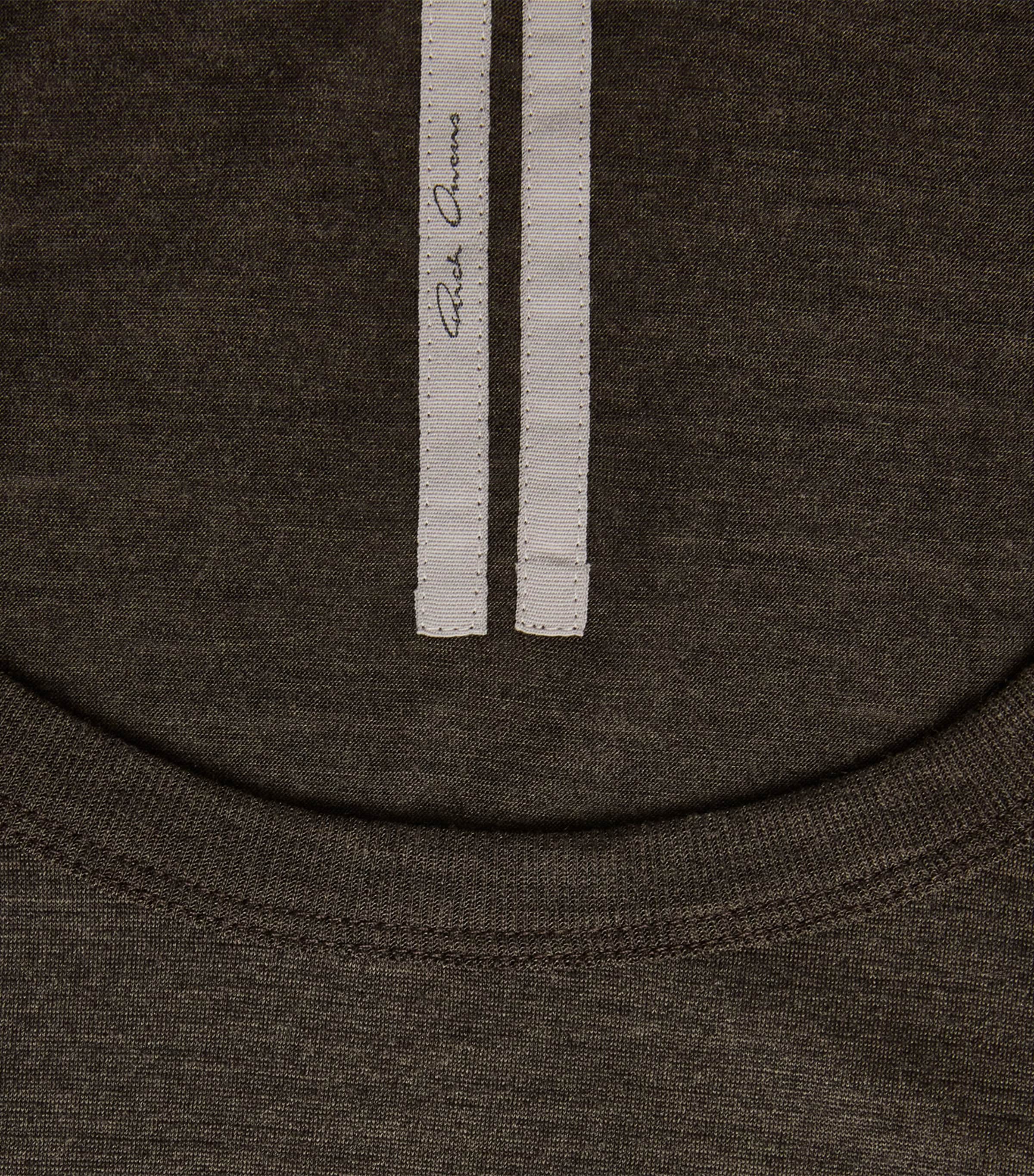 Rick Owens Mens Wool-Silk Pony Tank Top Drkdust Image 6