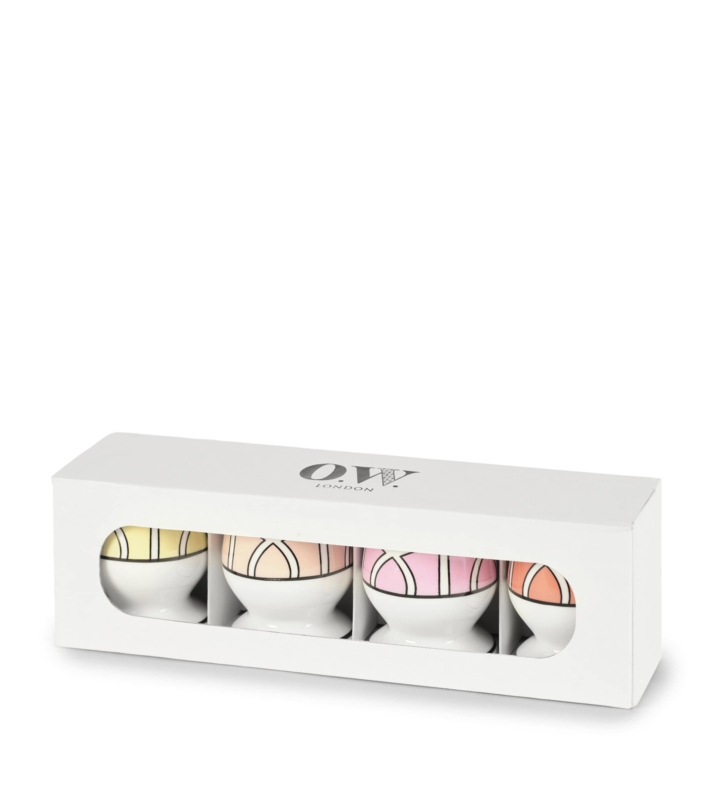 O.W.London Bone China Loop Ombré Egg Cups (Set of 4) Ombre Image 1