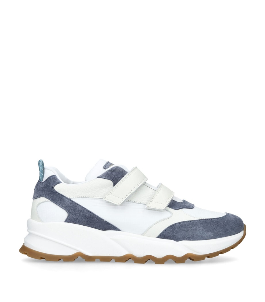 Velcro Sneakers WHITE/NAVY Image 1