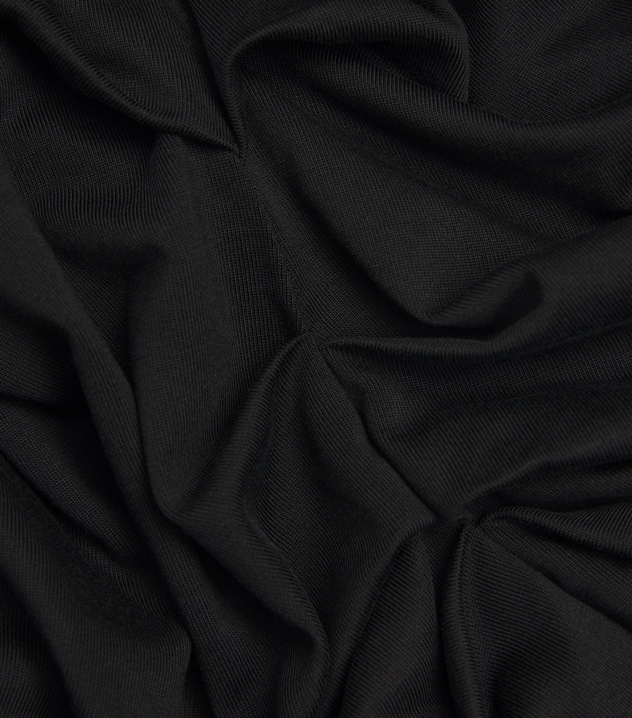 Voranida Womens High-Neck Mols Maxi Dress Black Image 6