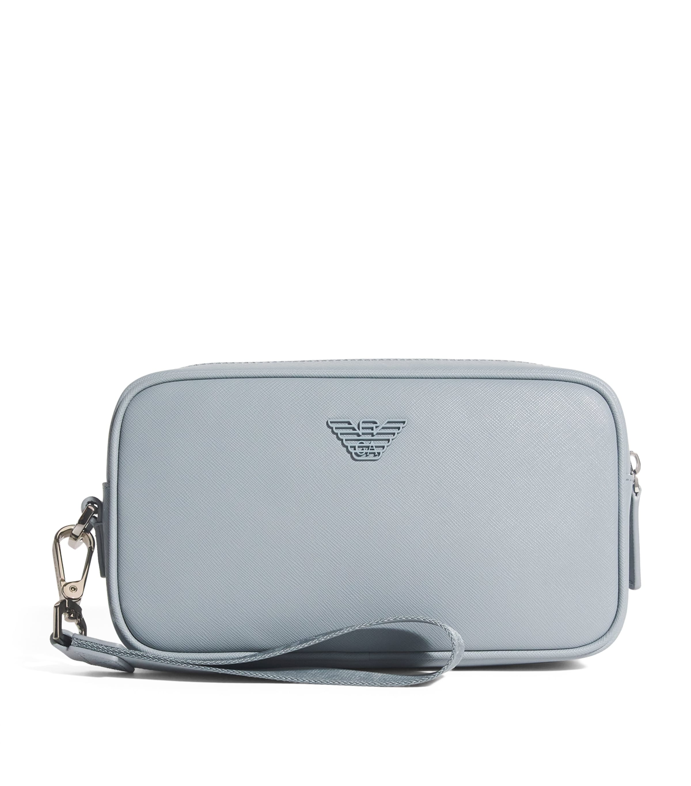 Emporio Armani Faux Leather Wash Bag